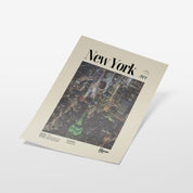 New York City Nighttime Skyline Print v3