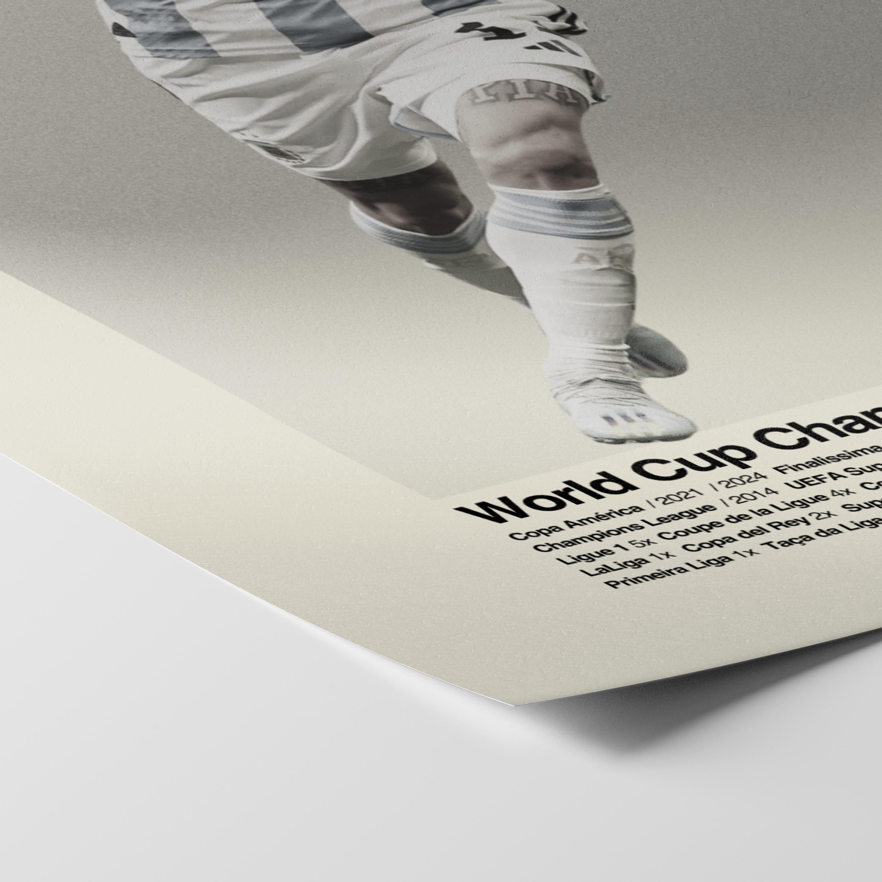 Angel Di Maria Argentina World Cup Print v3