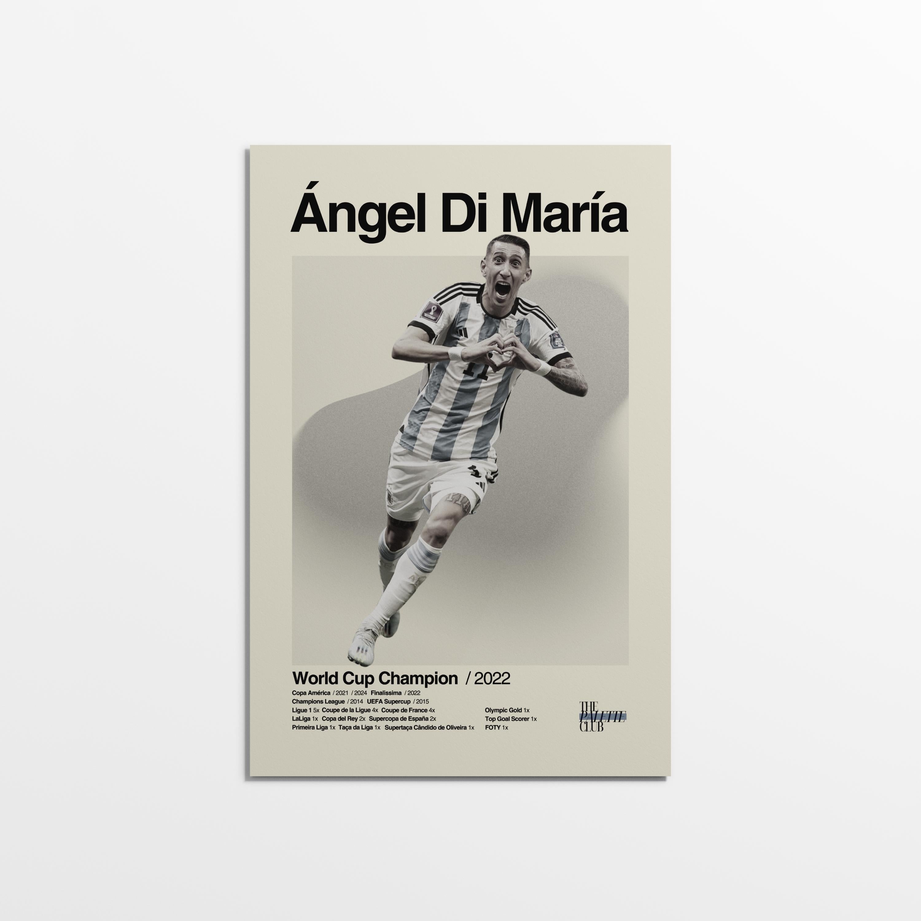 Angel Di Maria Argentina World Cup Print v3