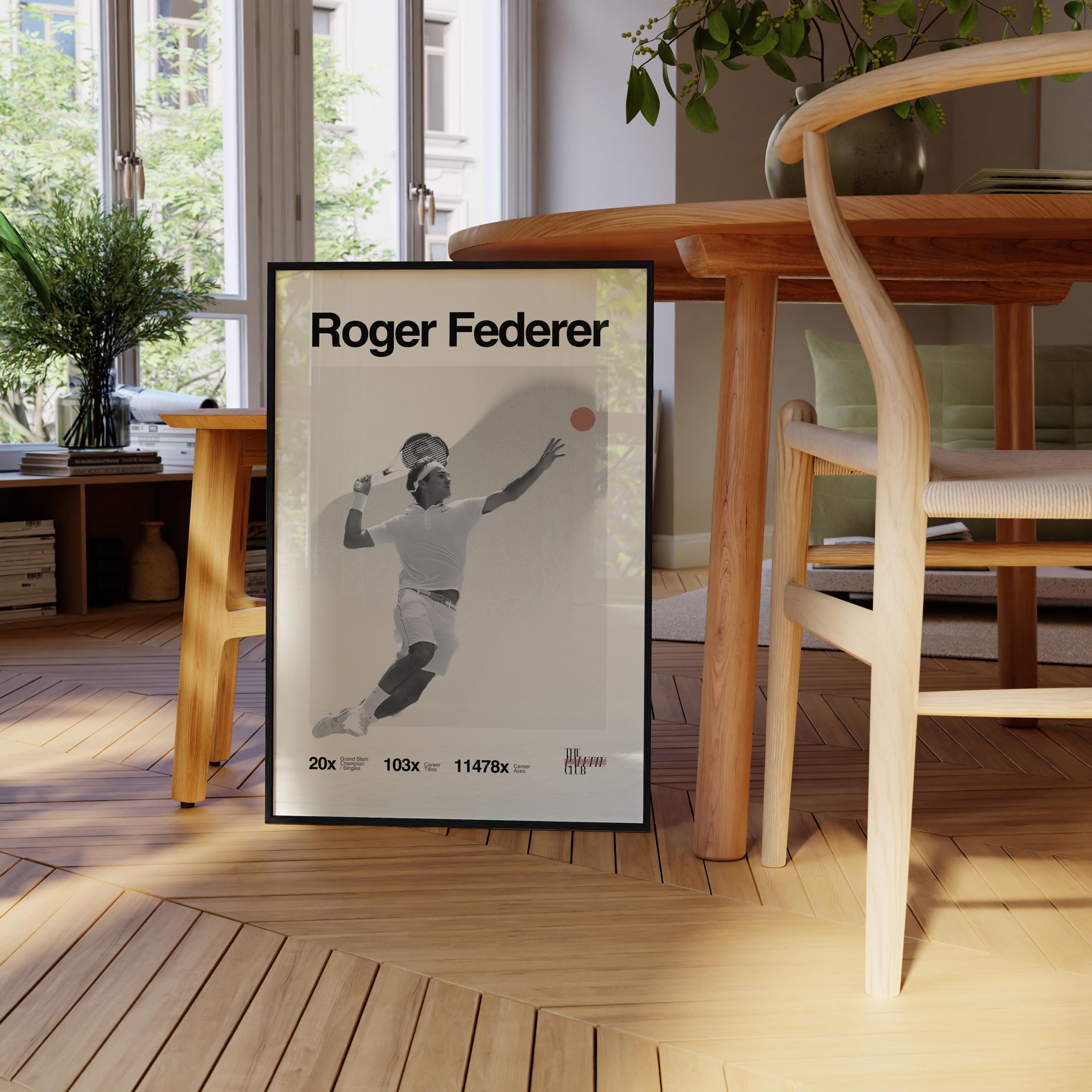 Roger Federer Print v3