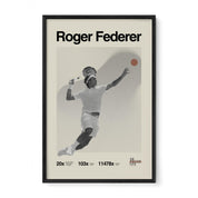 Roger Federer Print v3
