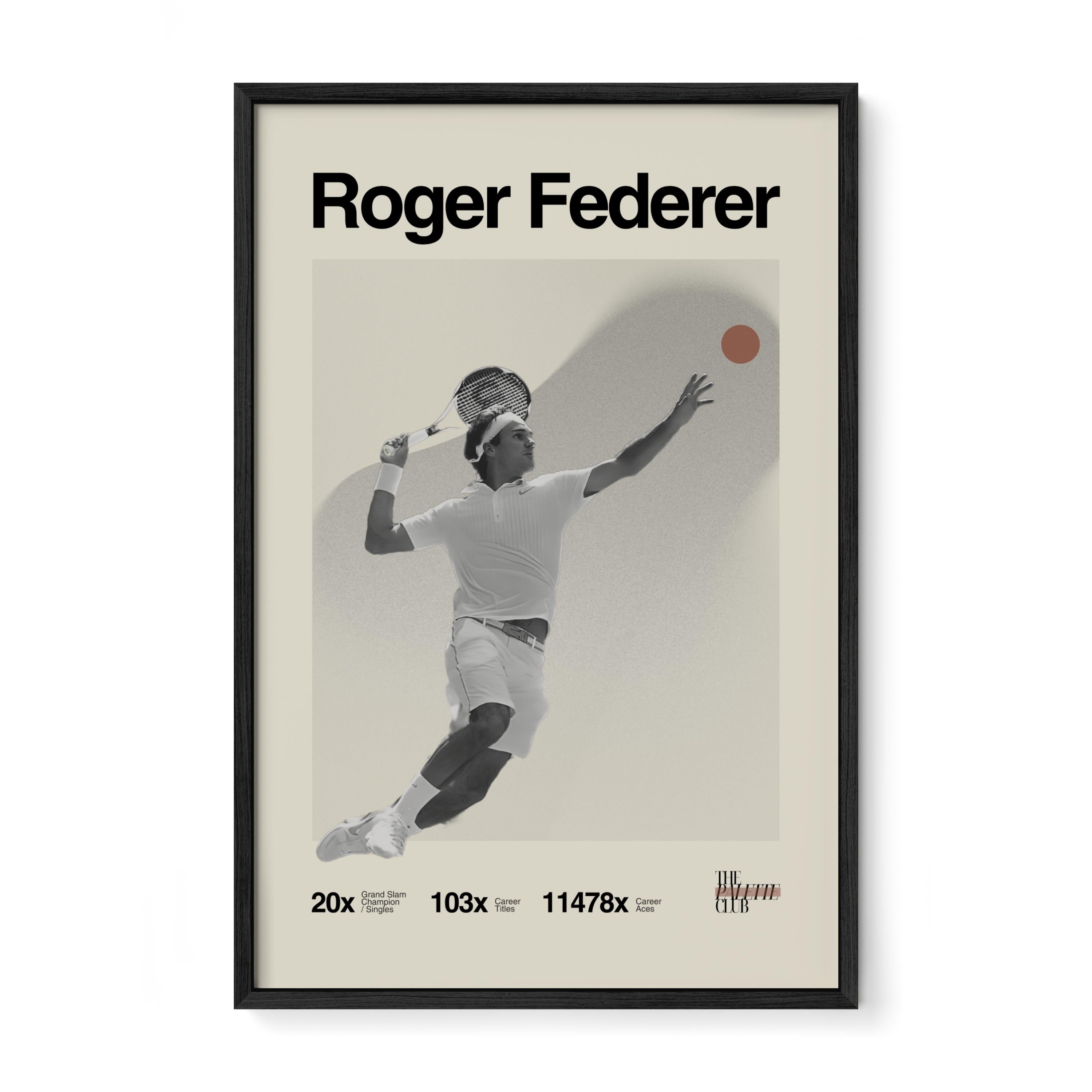 Roger Federer Print v3