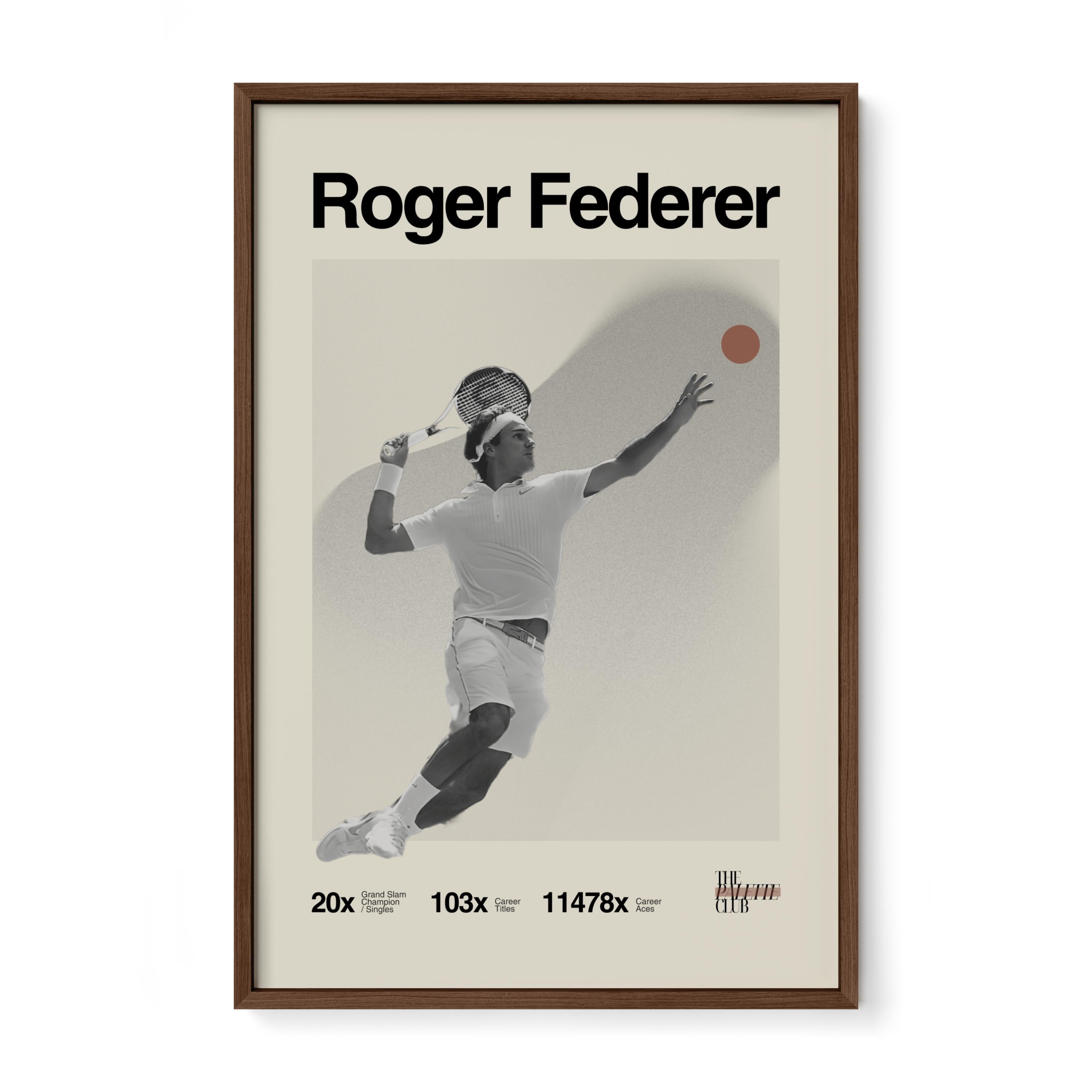 Roger Federer Print v3