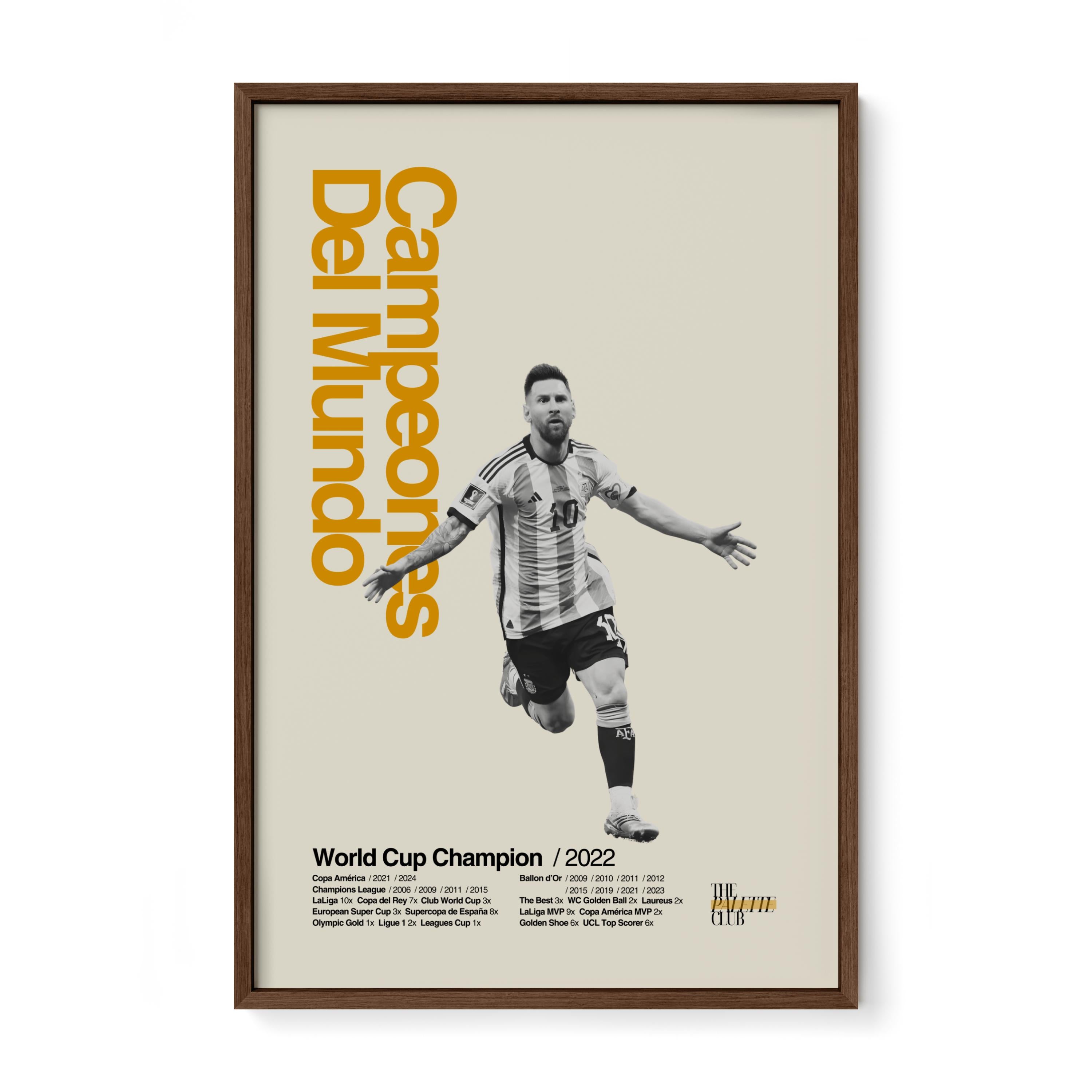 Lionel Messi Argentina 'Campeones del Mundo' Print