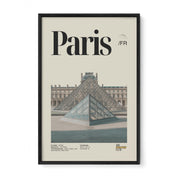 Paris Louvre Print