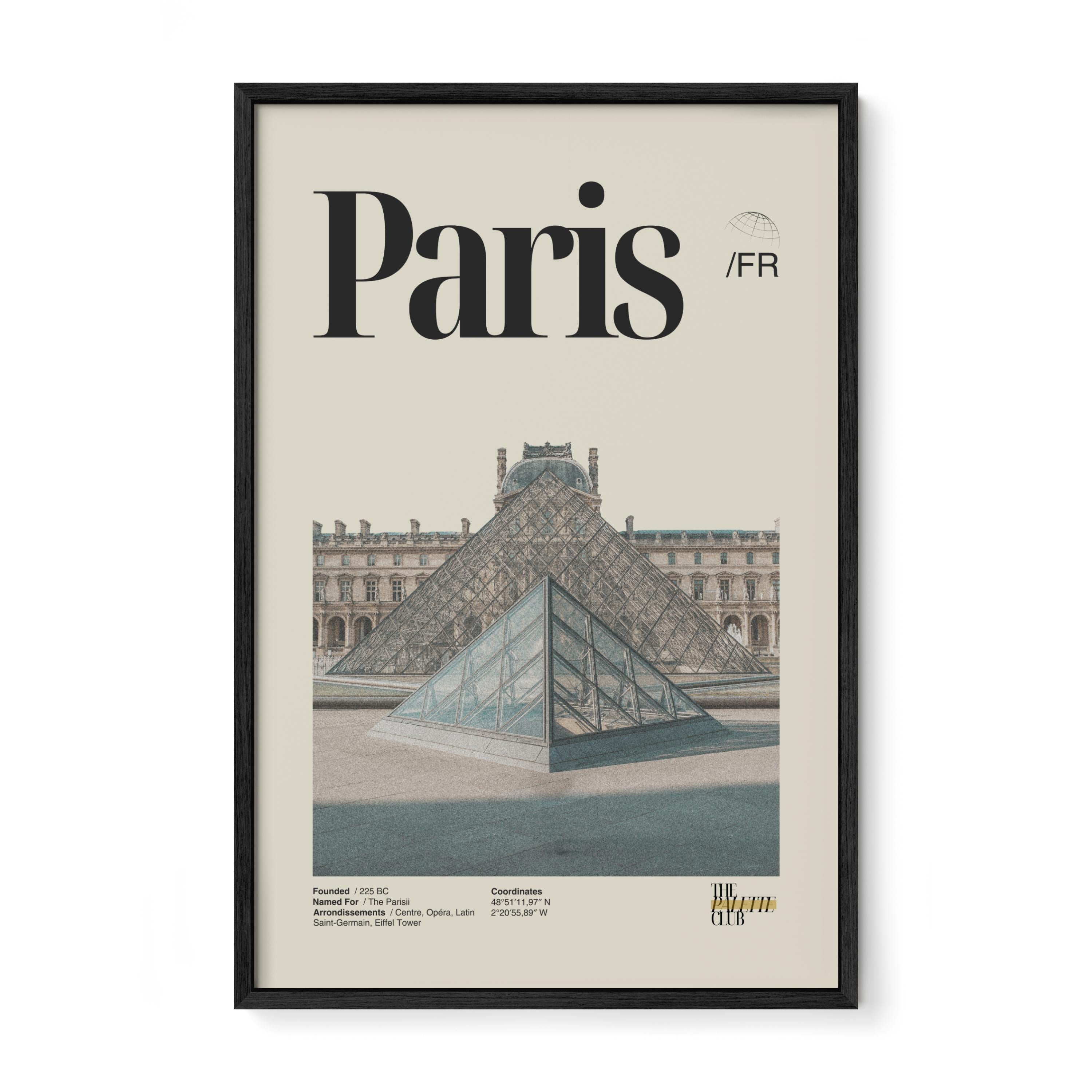 Paris Louvre Print