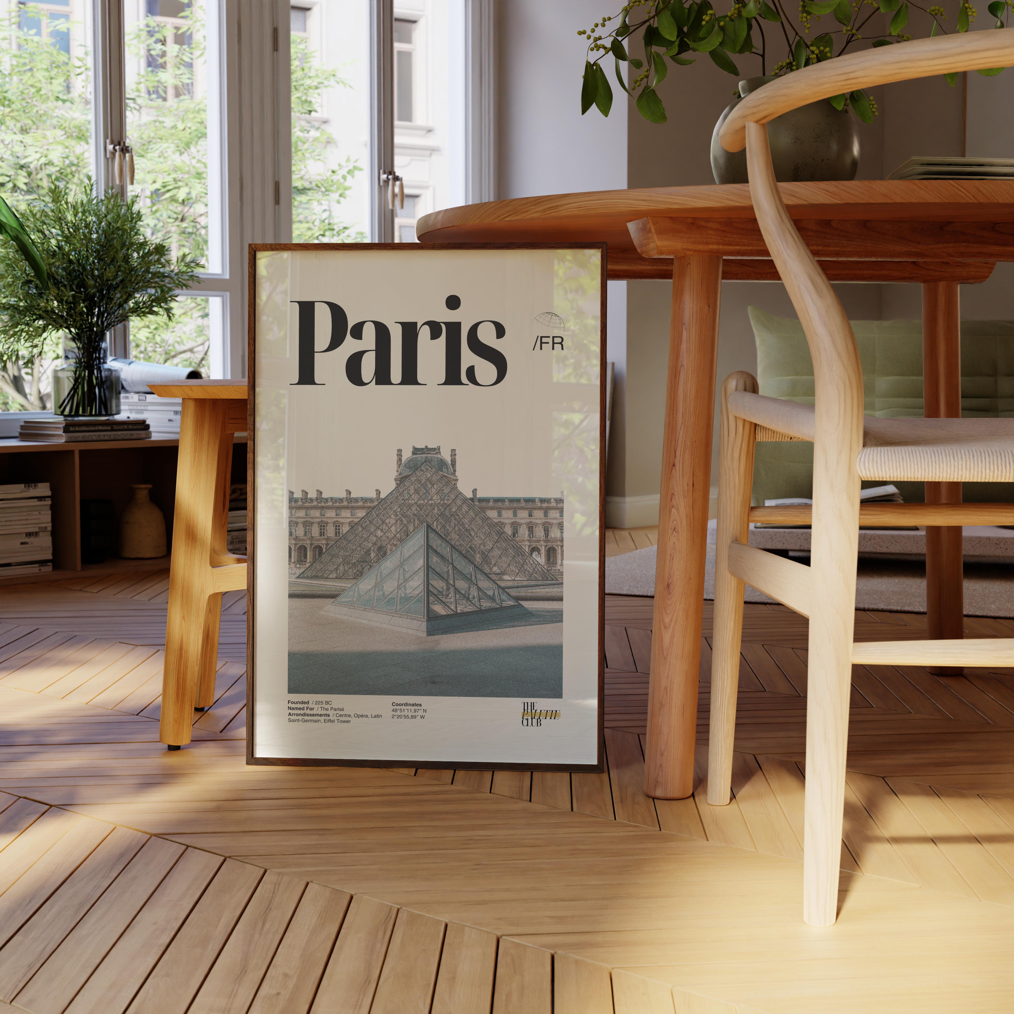 Paris Louvre Print