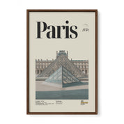 Paris Louvre Print