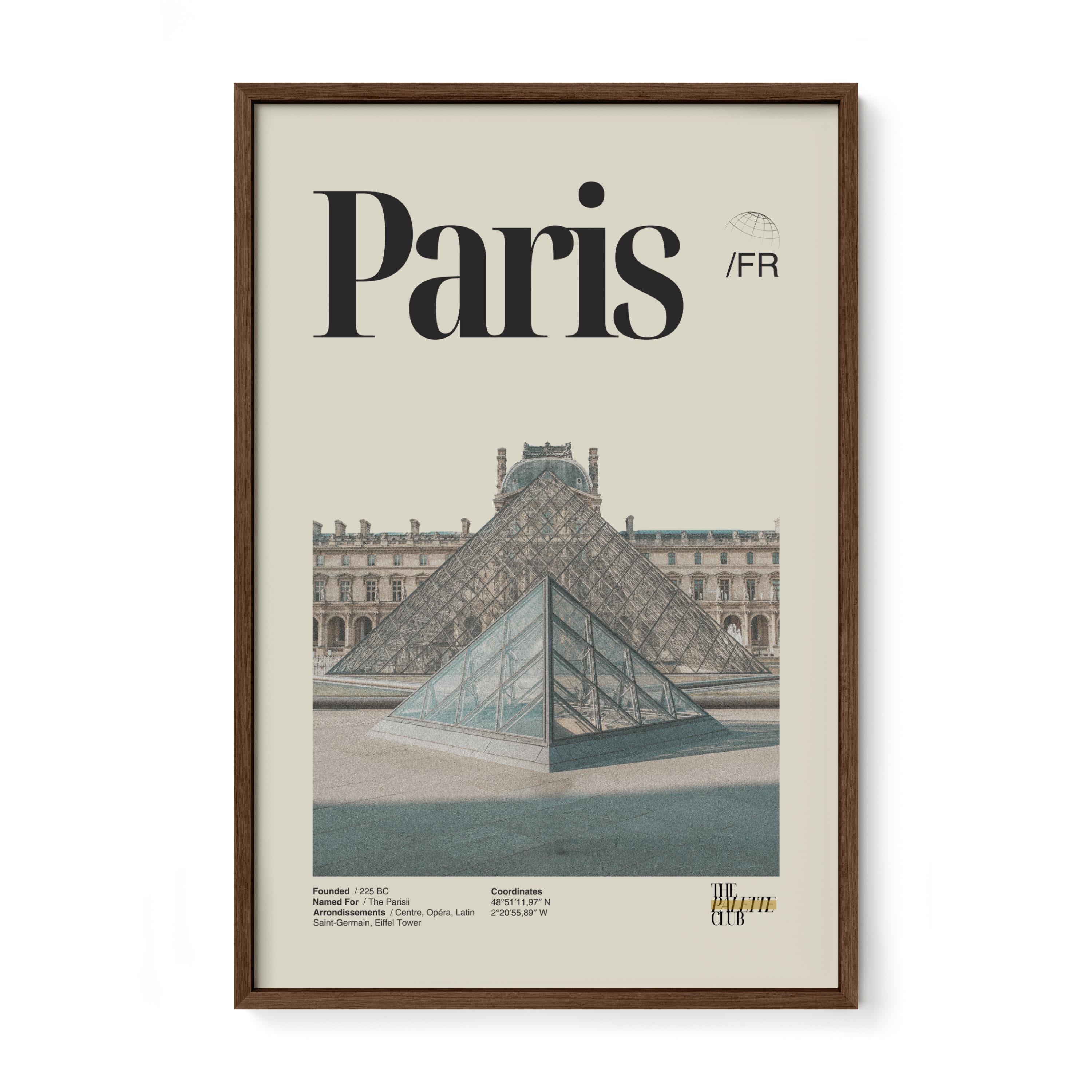 Paris Louvre Print