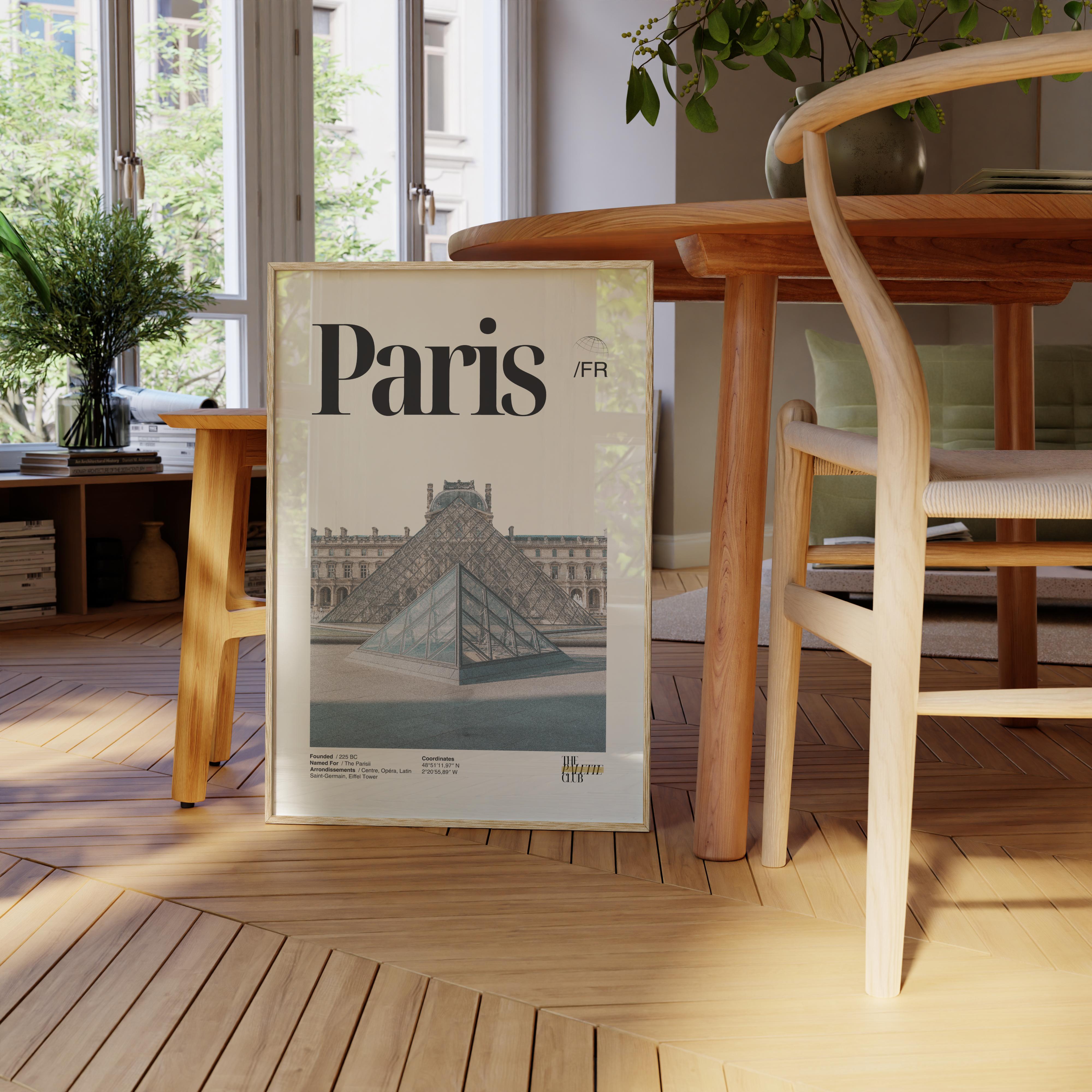 Paris Louvre Print