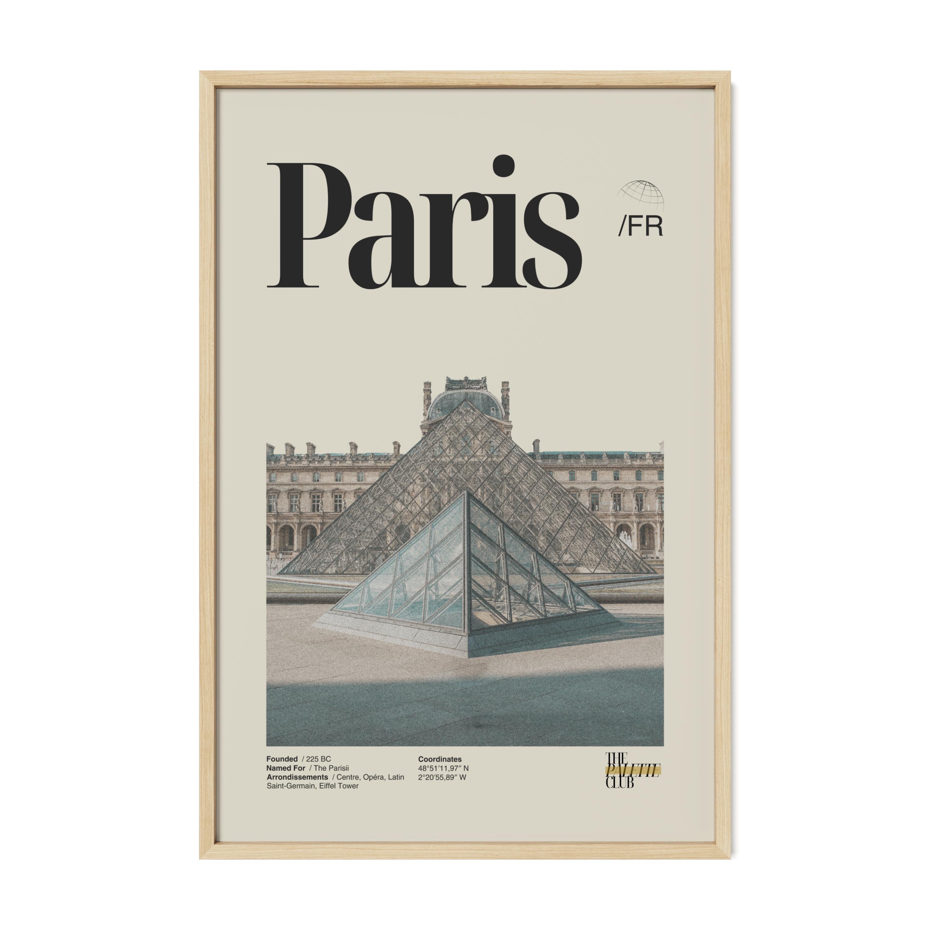 Paris Louvre Print