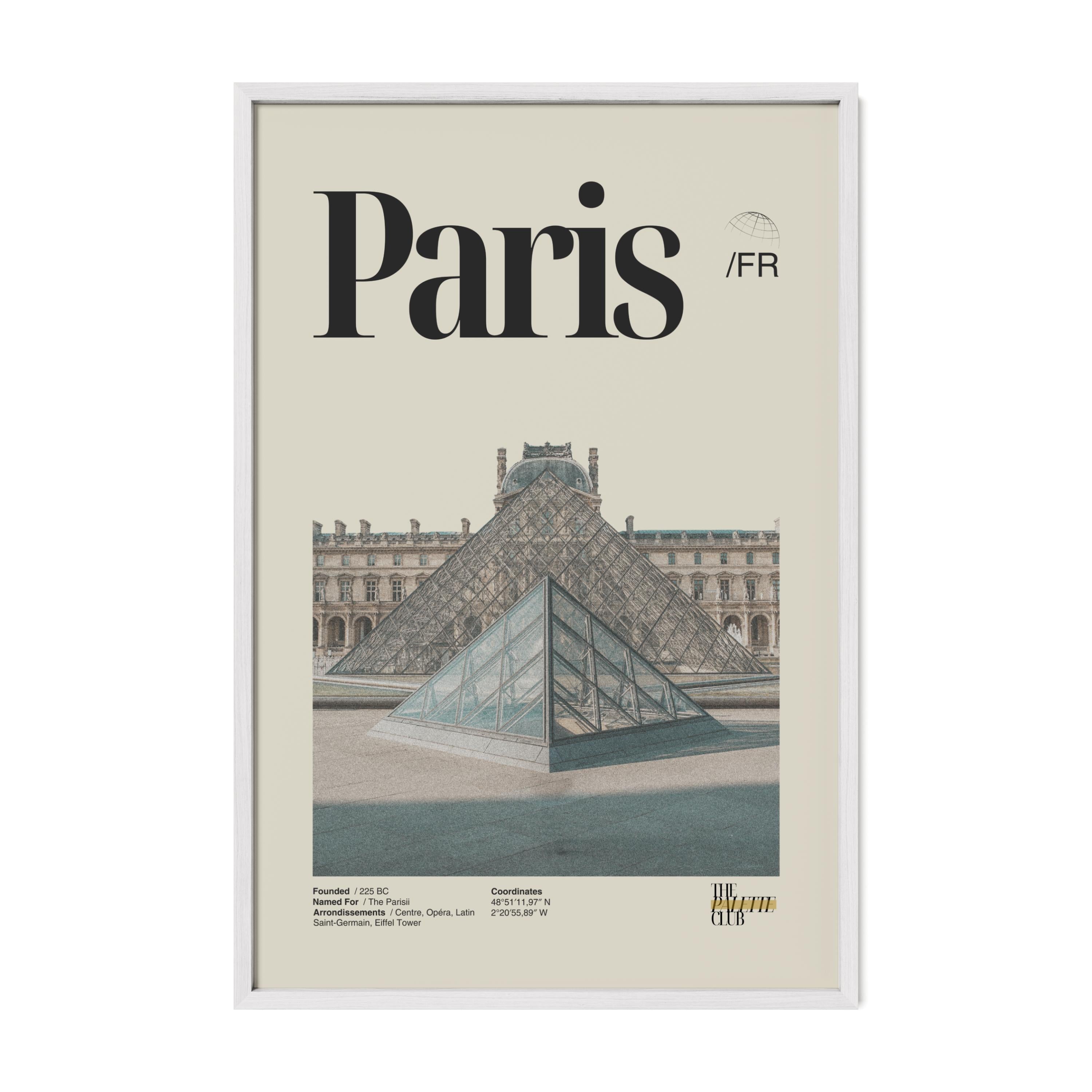 Paris Louvre Print