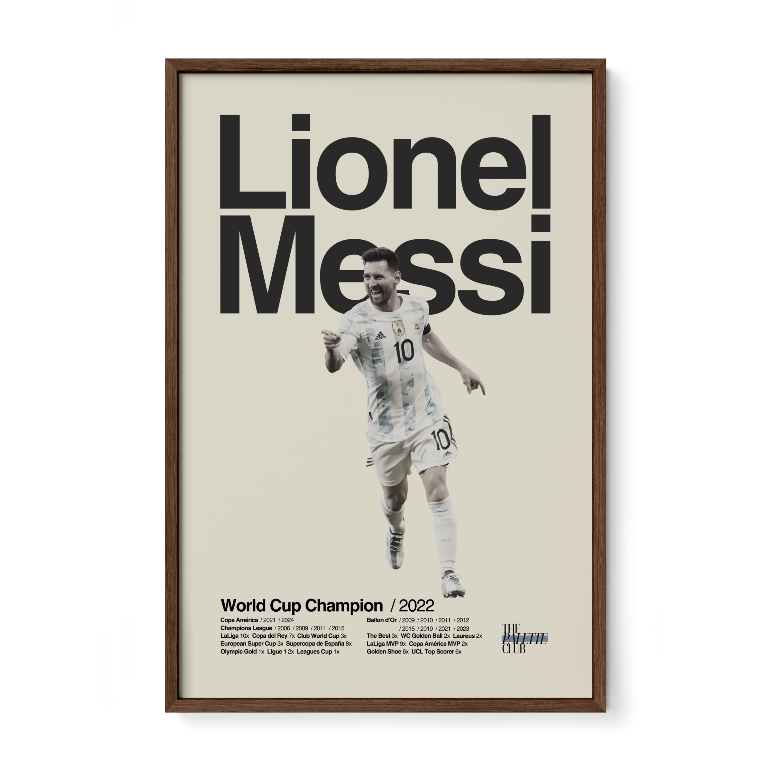 Lionel Messi Argentina World Cup Print v1