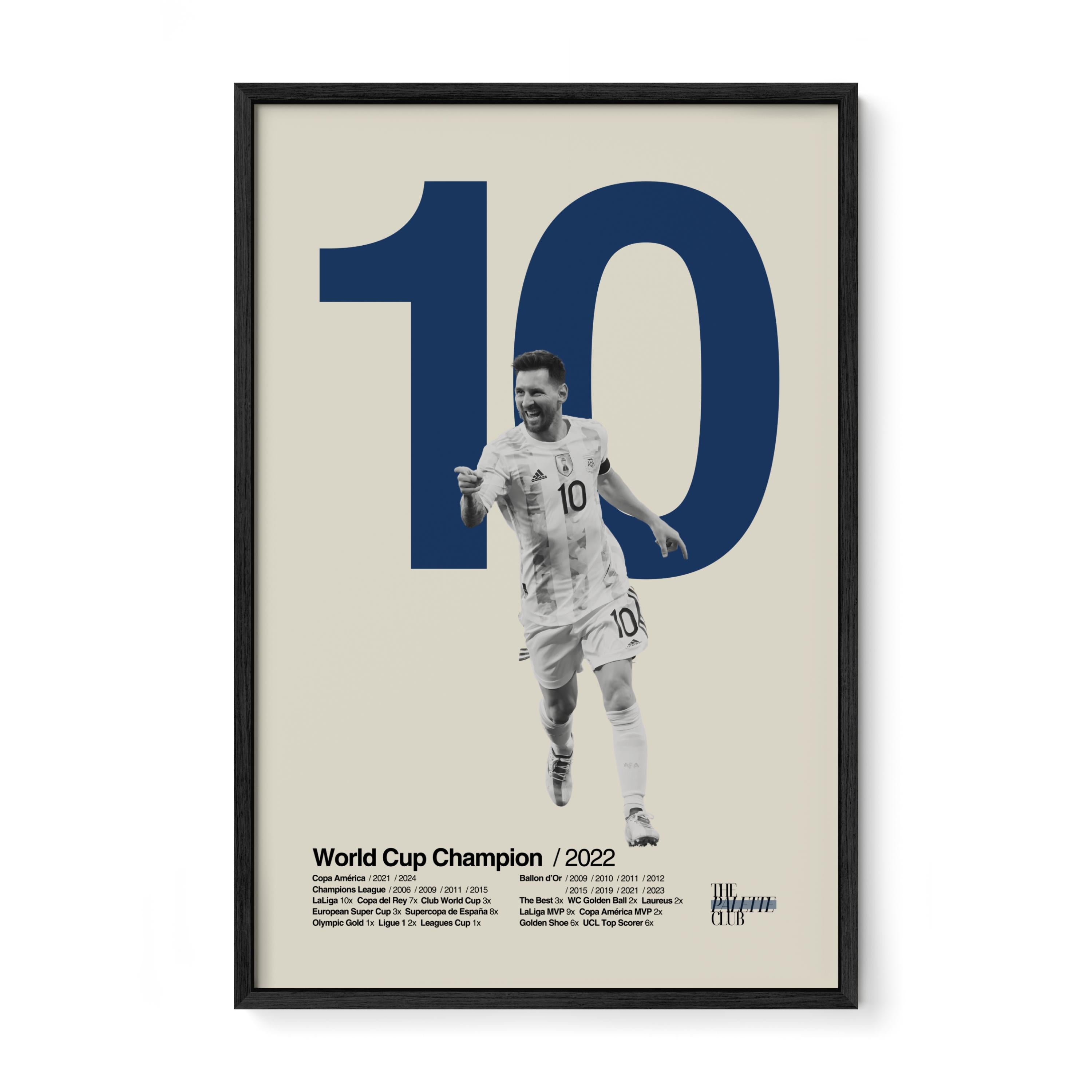 Lionel Messi "10" Argentina World Cup Print