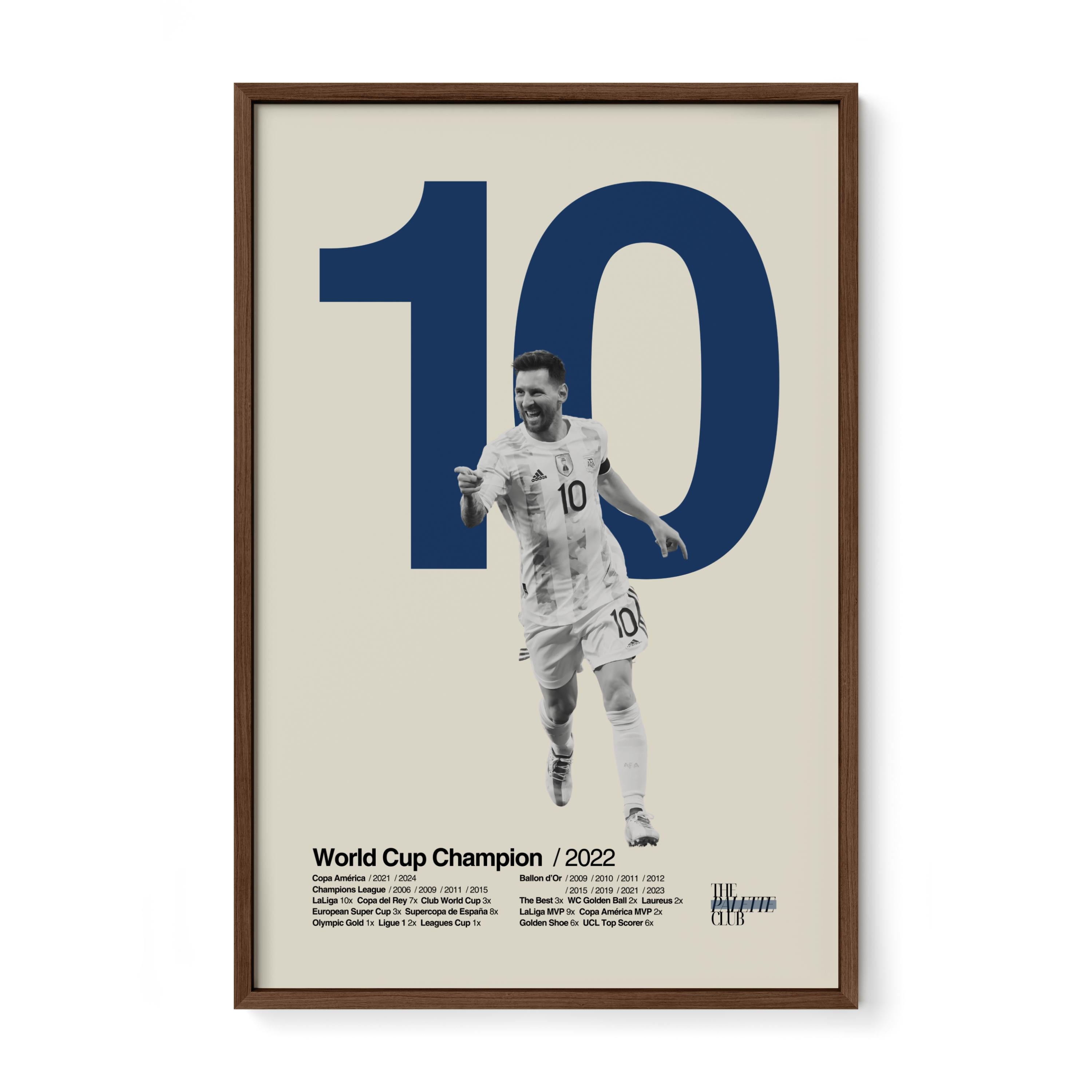 Lionel Messi "10" Argentina World Cup Print