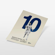 Lionel Messi "10" Argentina World Cup Print