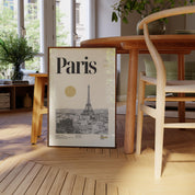 Paris Skyline Print