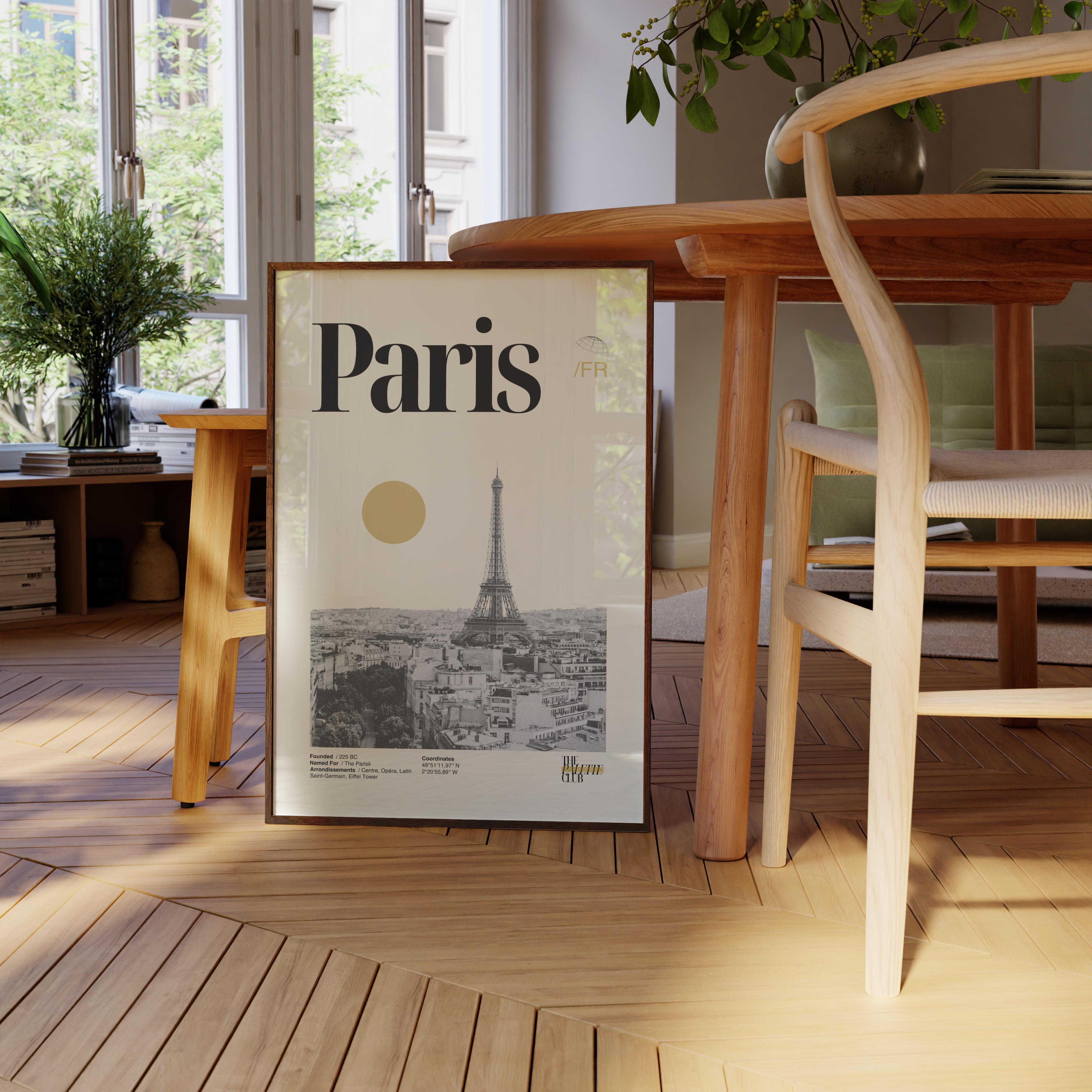 Paris Skyline Print