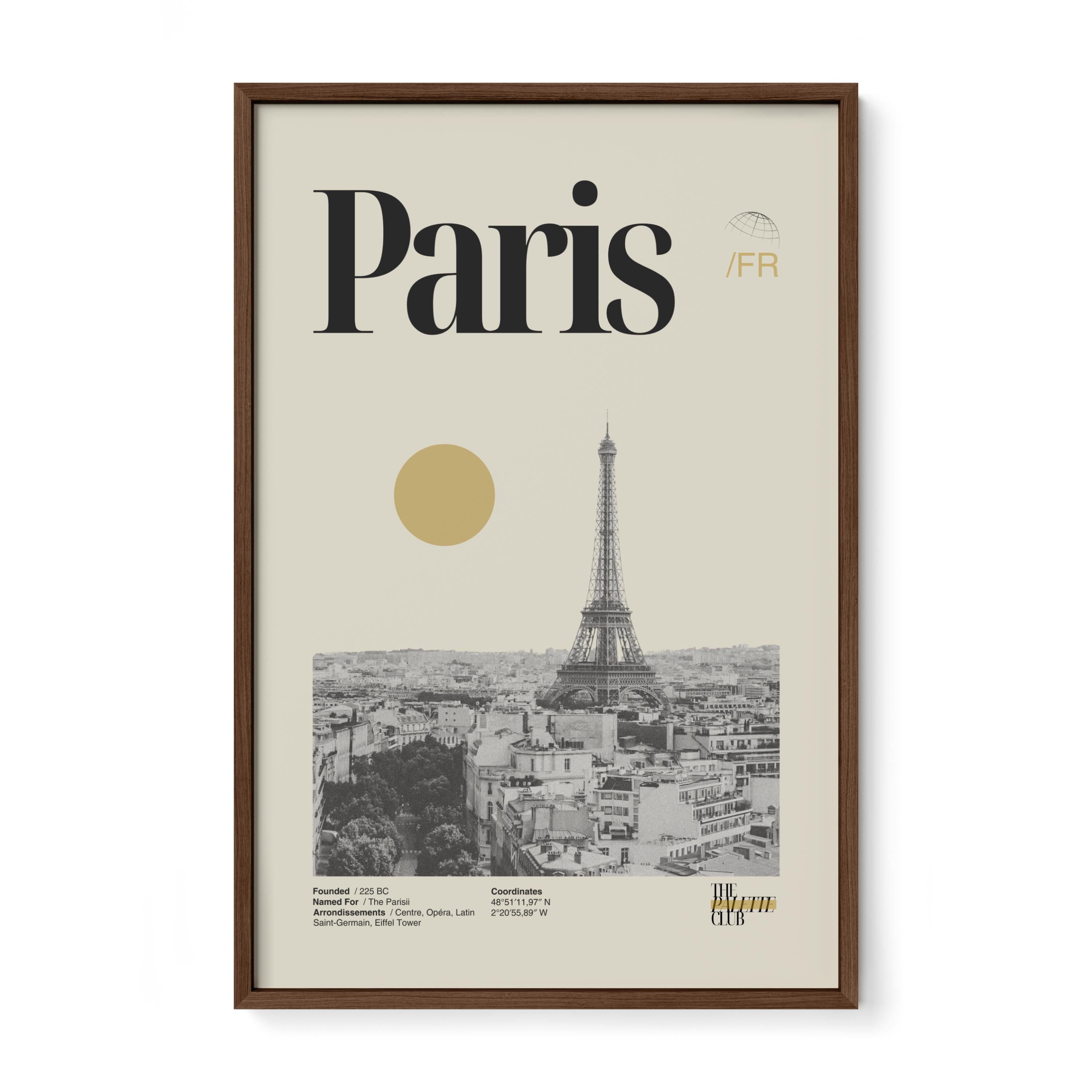 Paris Skyline Print