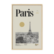 Paris Skyline Print