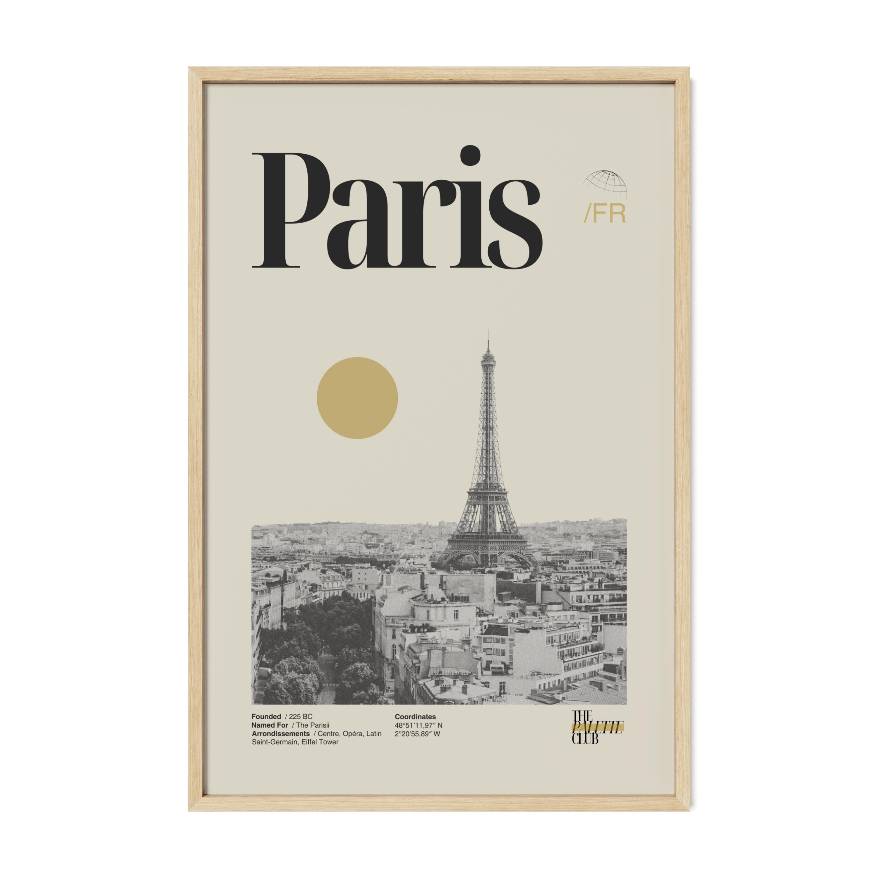 Paris Skyline Print