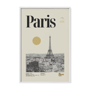 Paris Skyline Print