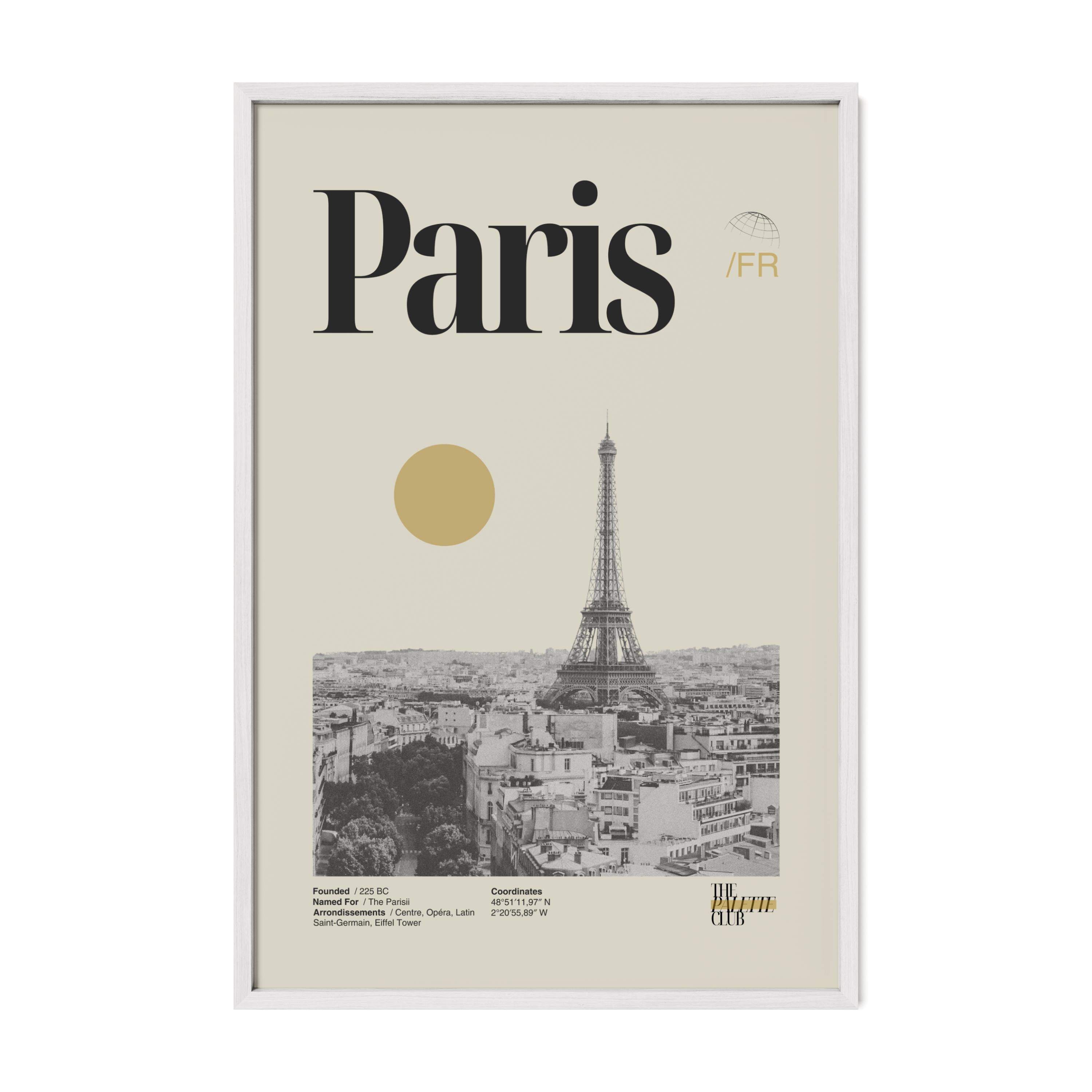 Paris Skyline Print