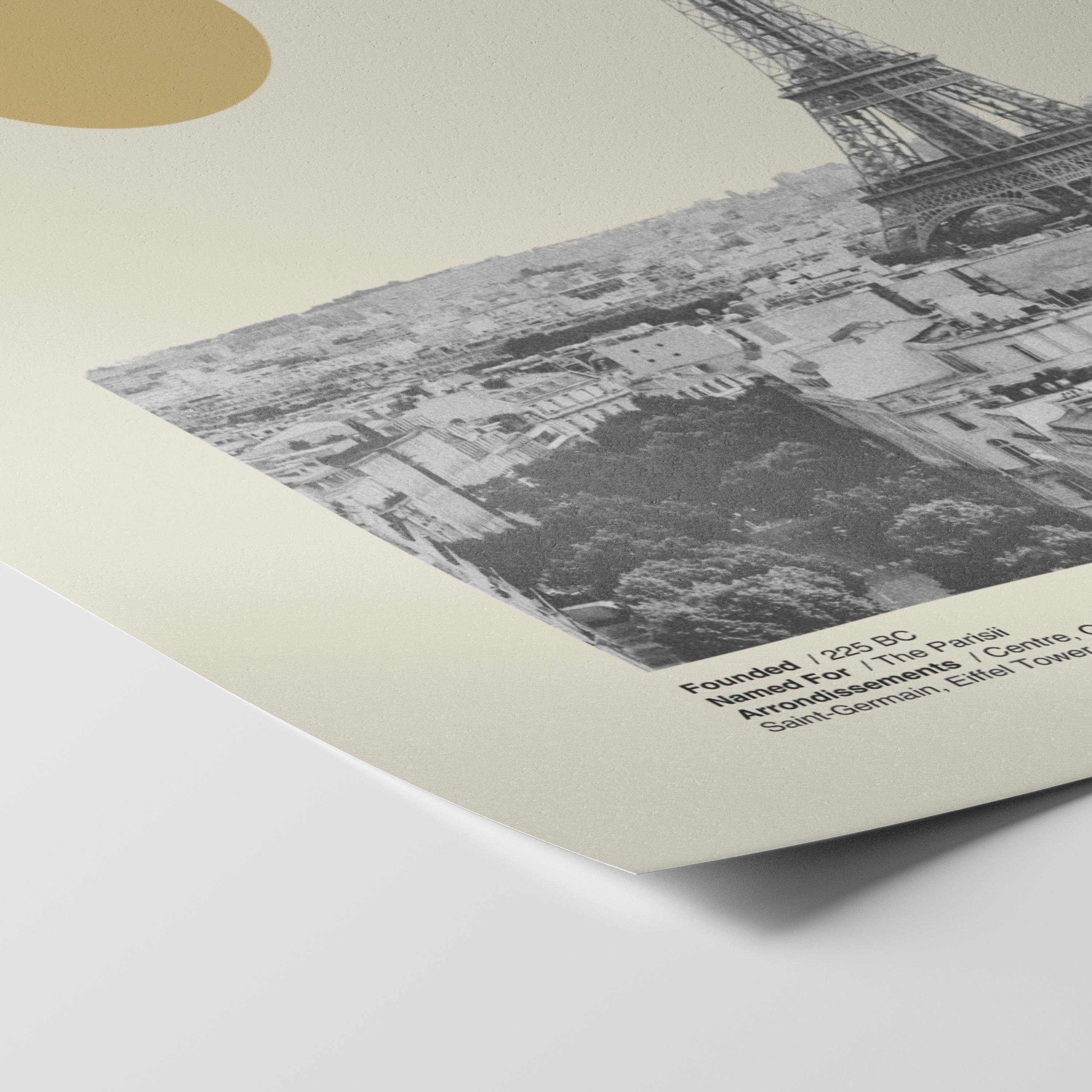 Paris Skyline Print