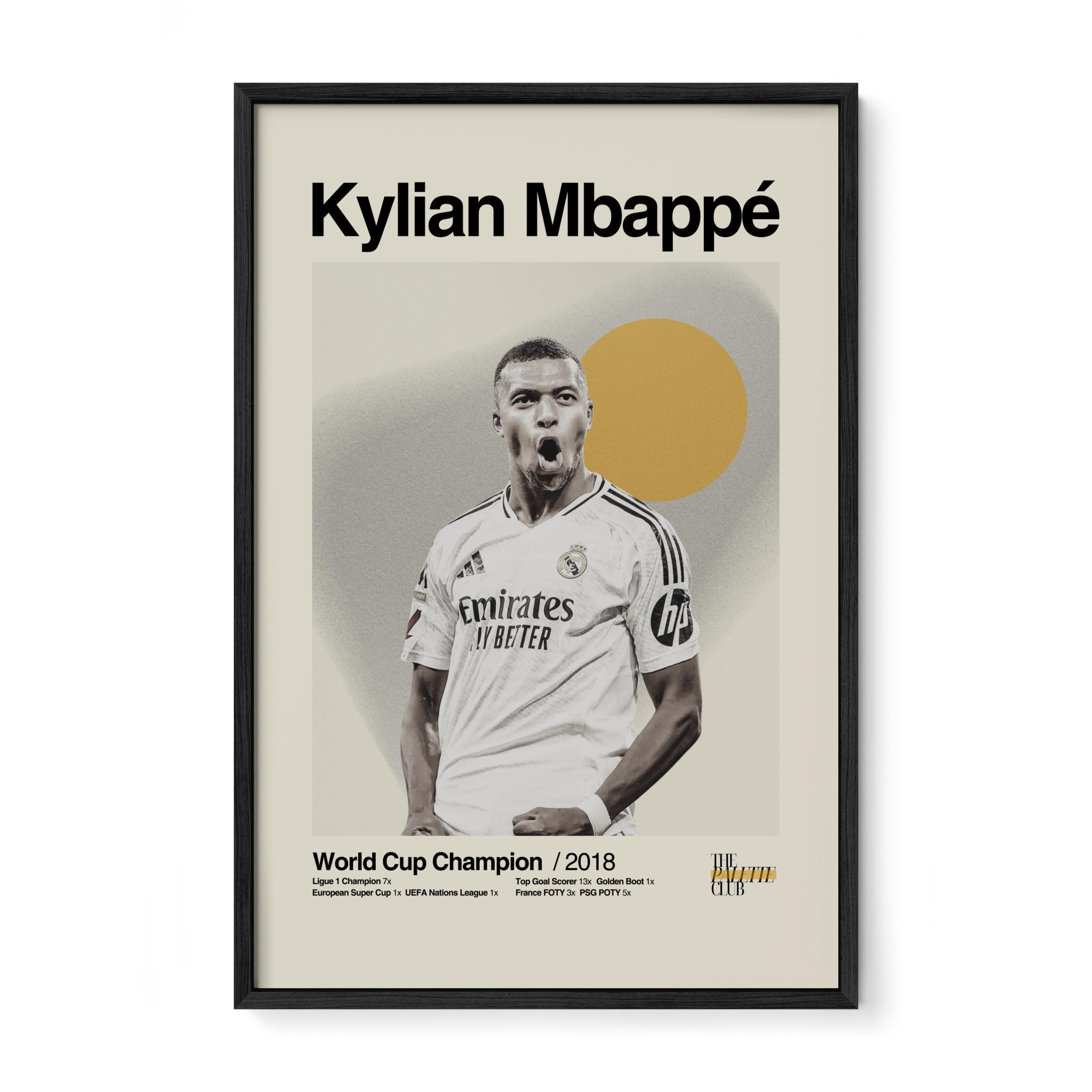 Kylian Mbappé Real Madrid Print