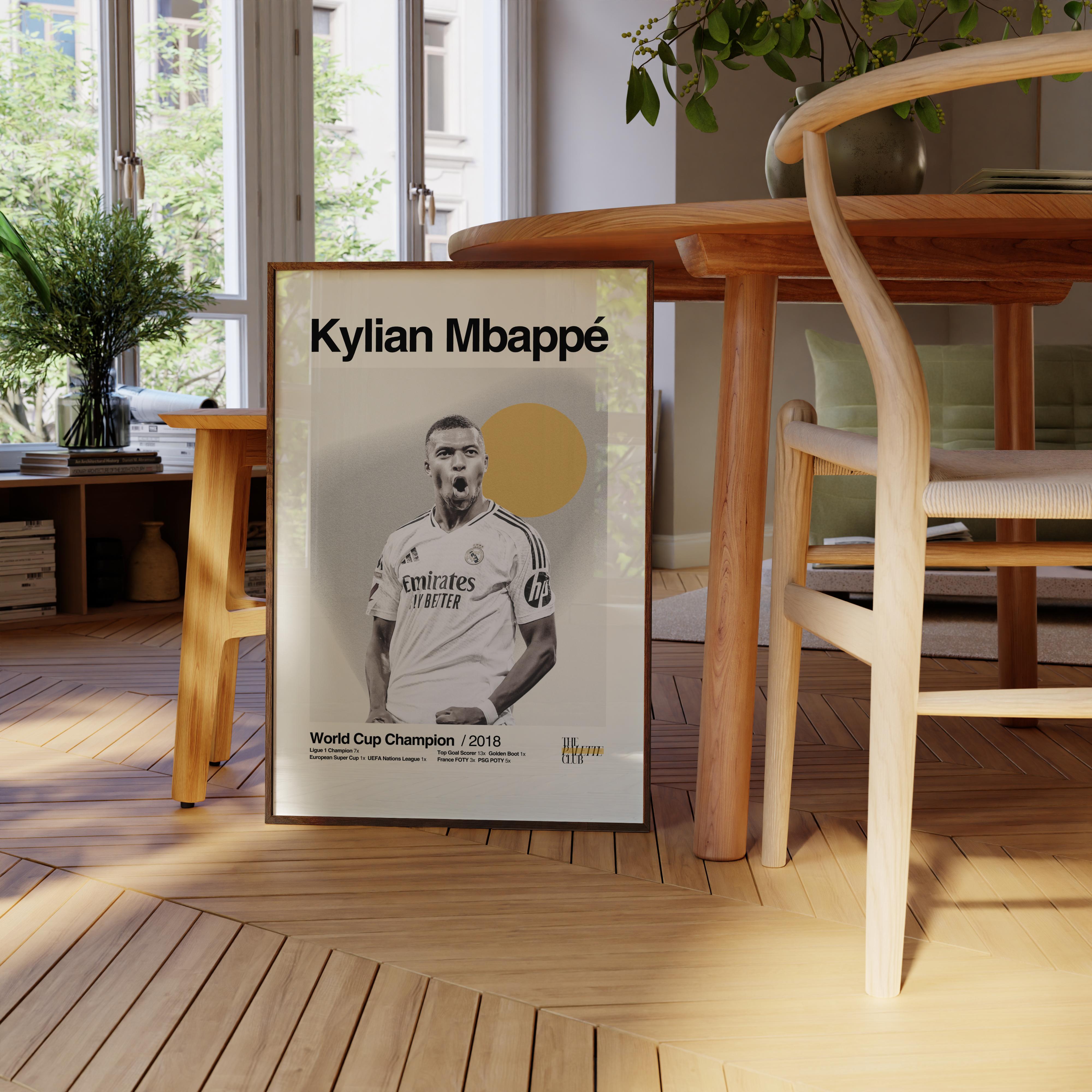 Kylian Mbappé Real Madrid Print