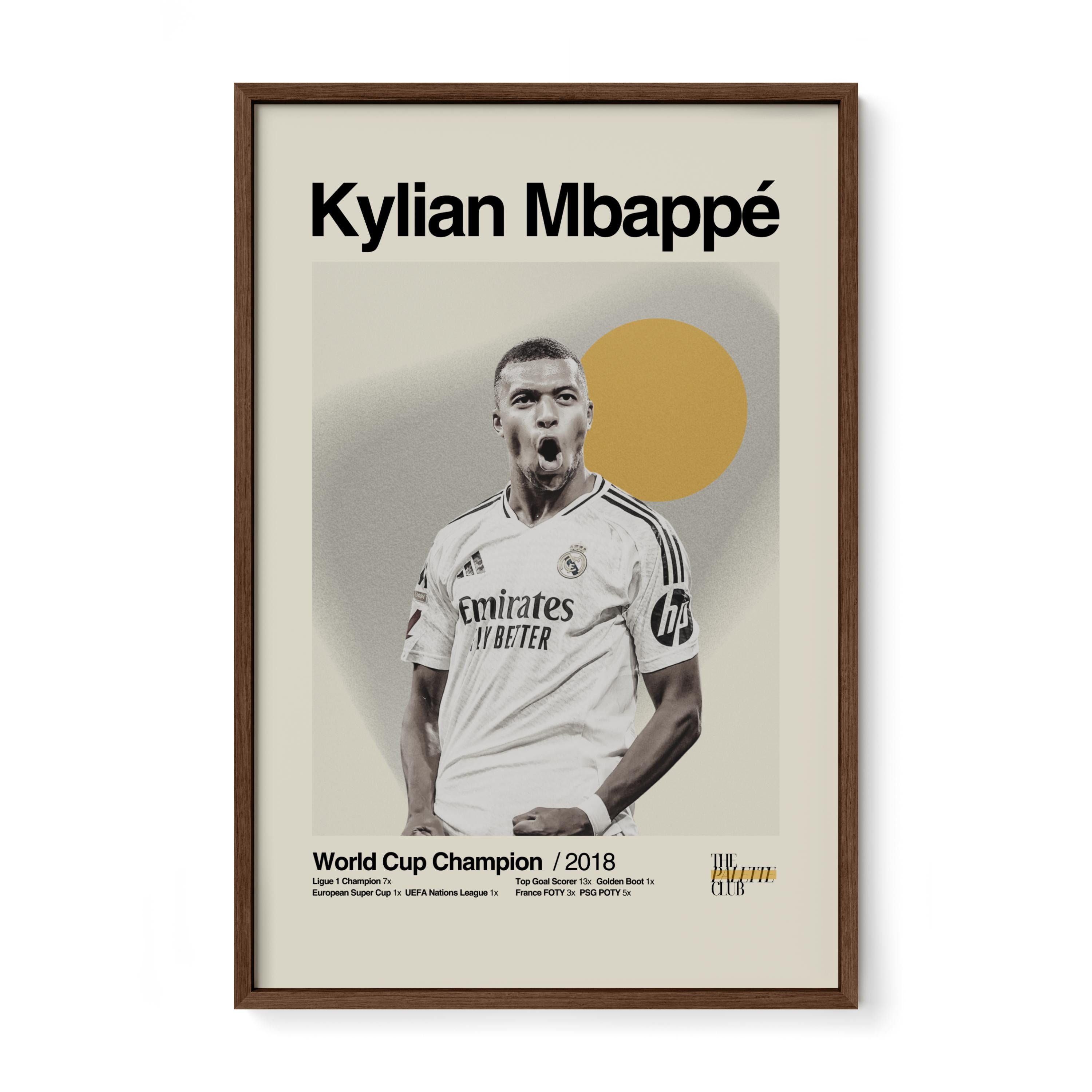Kylian Mbappé Real Madrid Print
