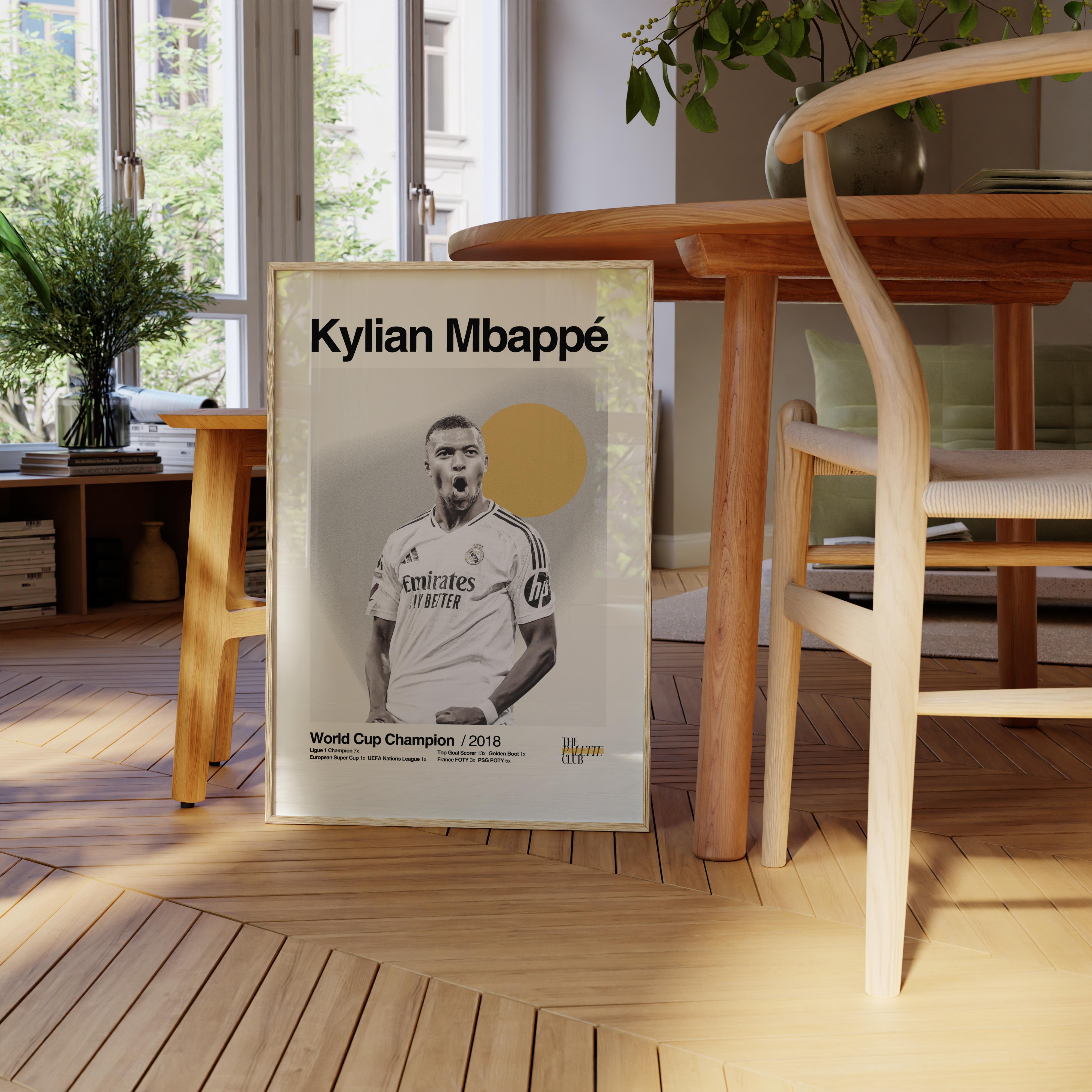 Kylian Mbappé Real Madrid Print