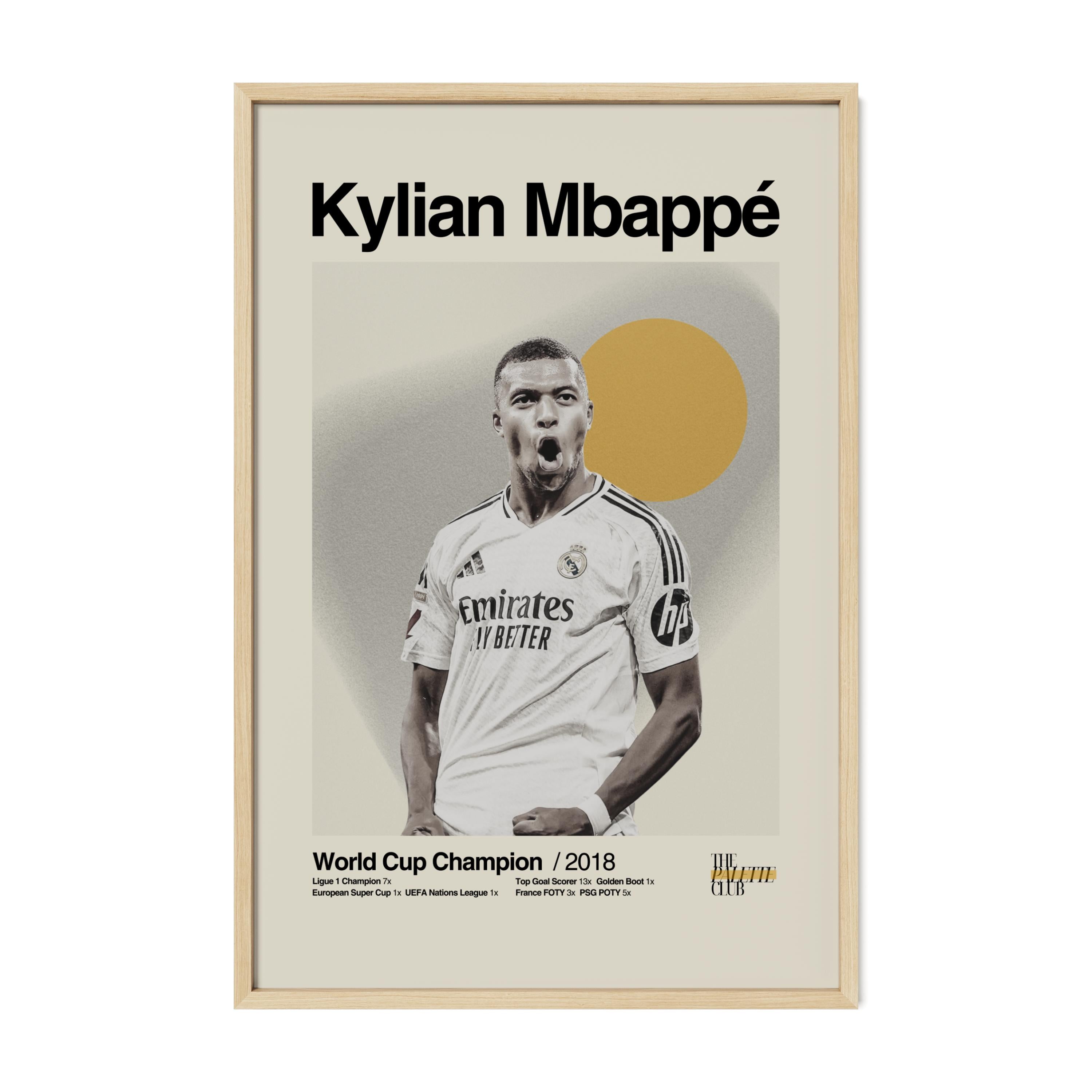 Kylian Mbappé Real Madrid Print