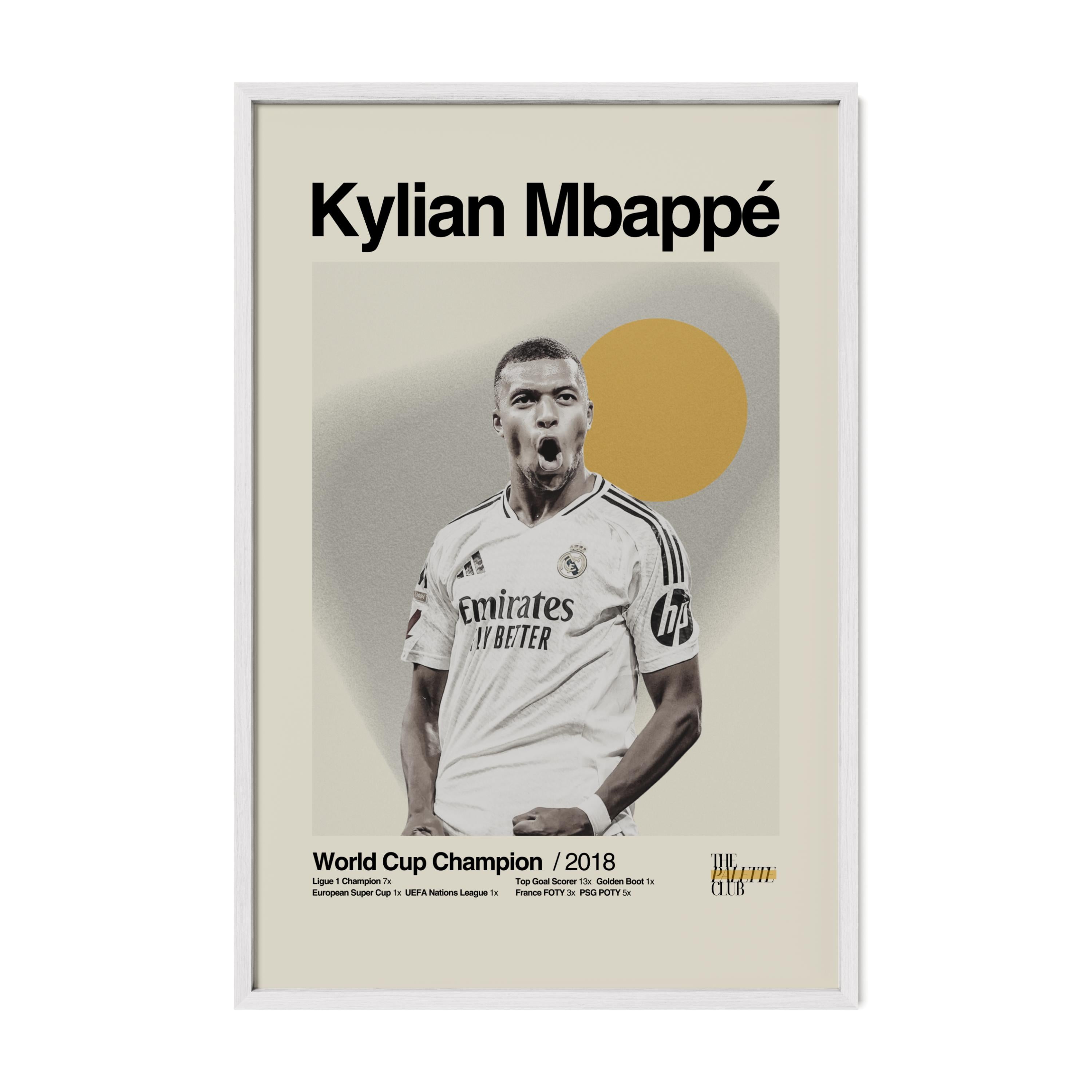 Kylian Mbappé Real Madrid Print