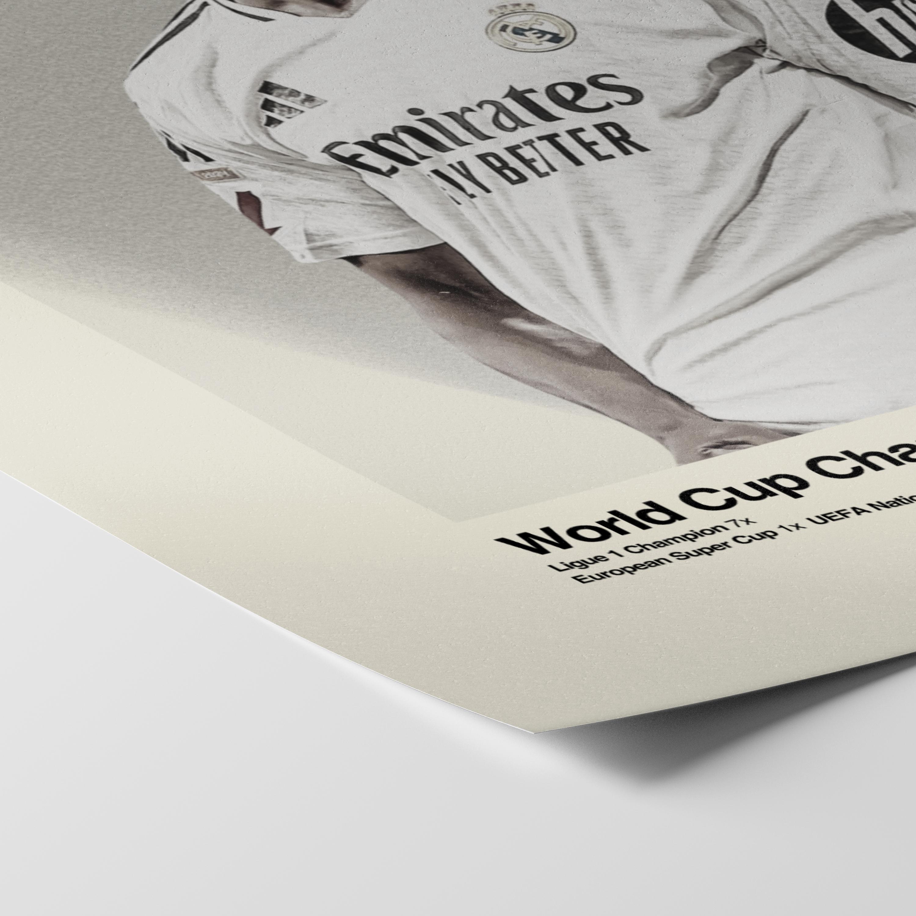 Kylian Mbappé Real Madrid Print