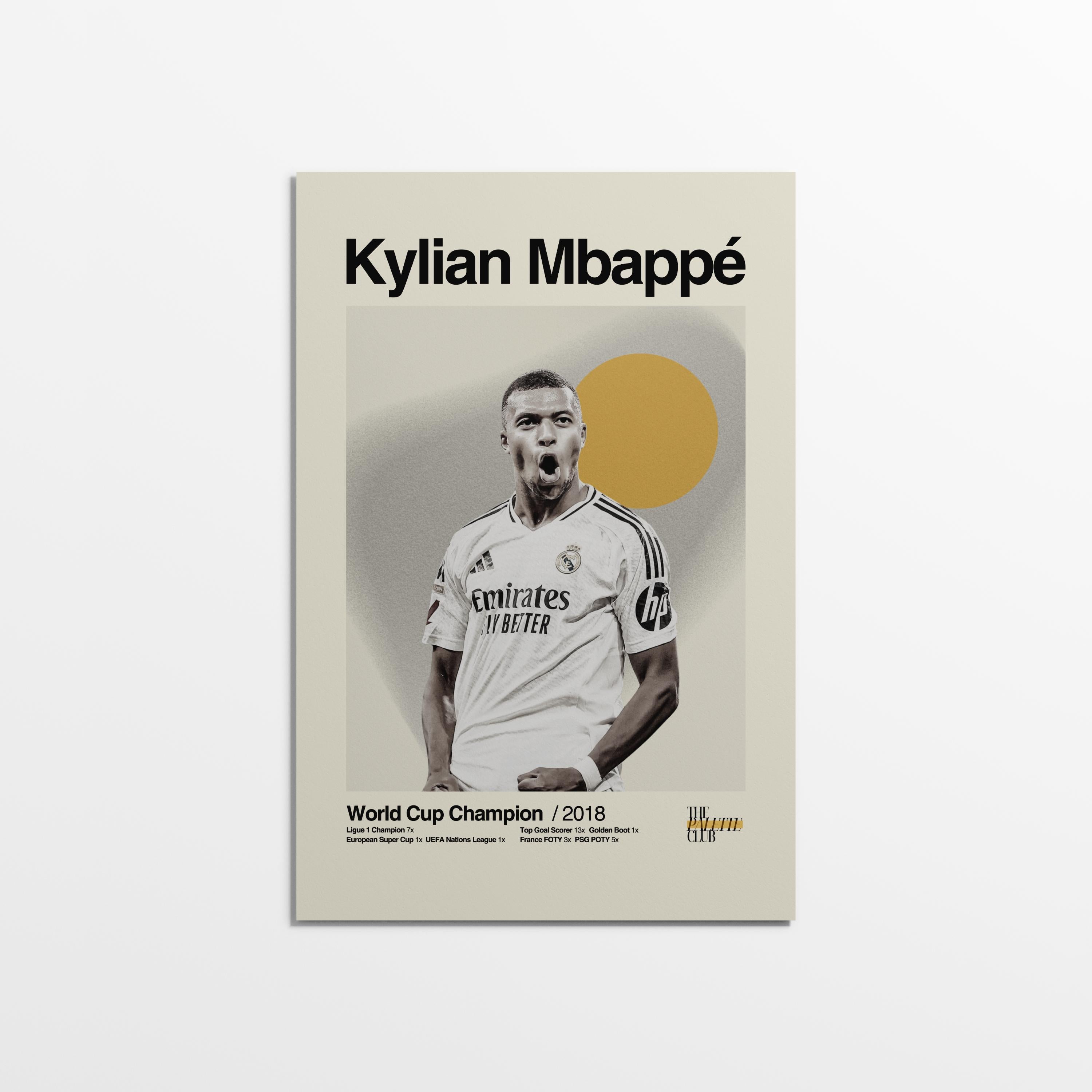 Kylian Mbappé Real Madrid Print