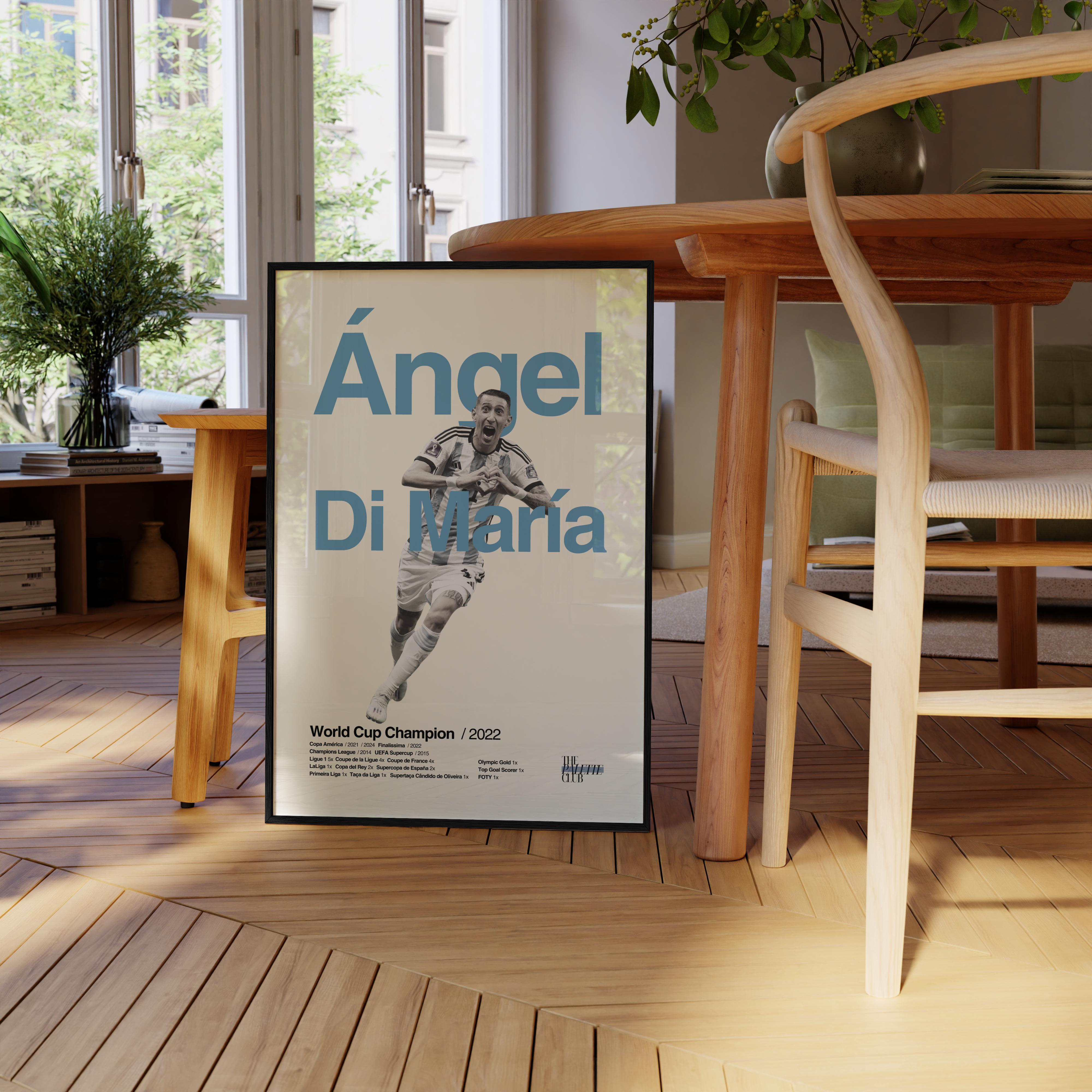 Angel Di Maria Argentina World Cup Print v2