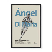 Angel Di Maria Argentina World Cup Print v2