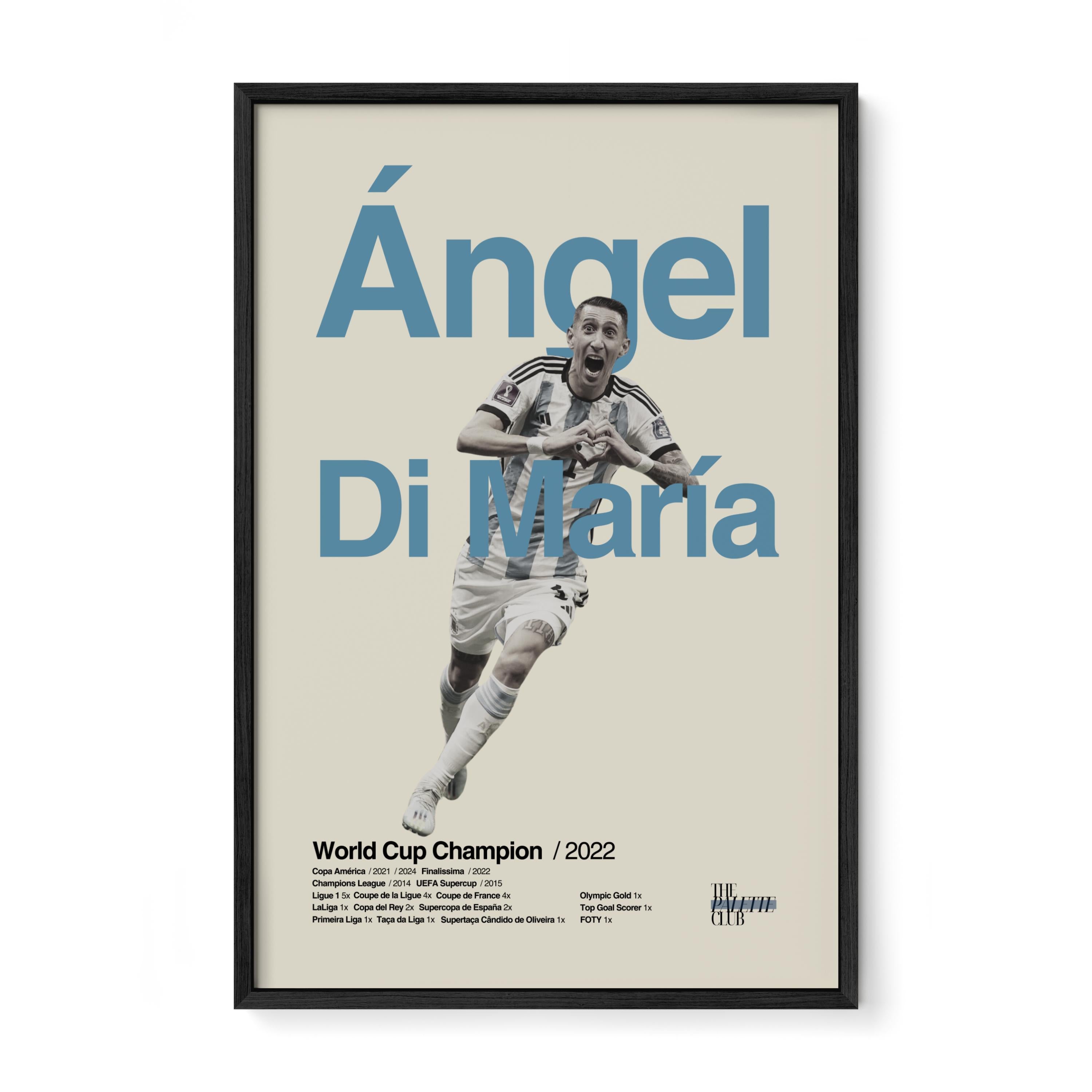 Angel Di Maria Argentina World Cup Print v2