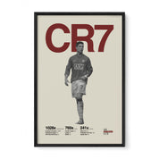 Cristiano Ronaldo "CR7" Manchester United Print