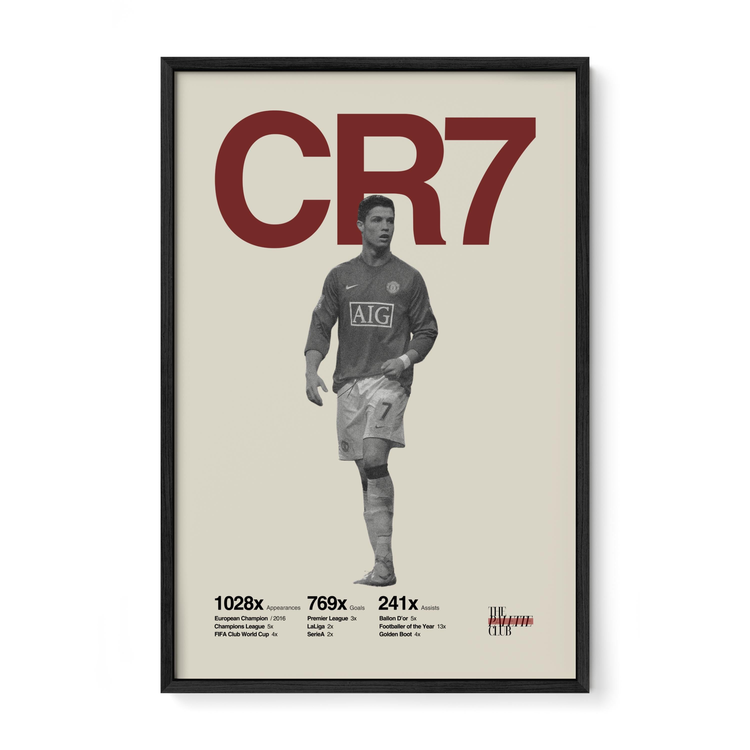 Cristiano Ronaldo "CR7" Manchester United Print