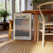 New York City Sunset Skyline Print v1