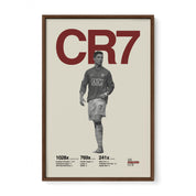 Cristiano Ronaldo "CR7" Manchester United Print