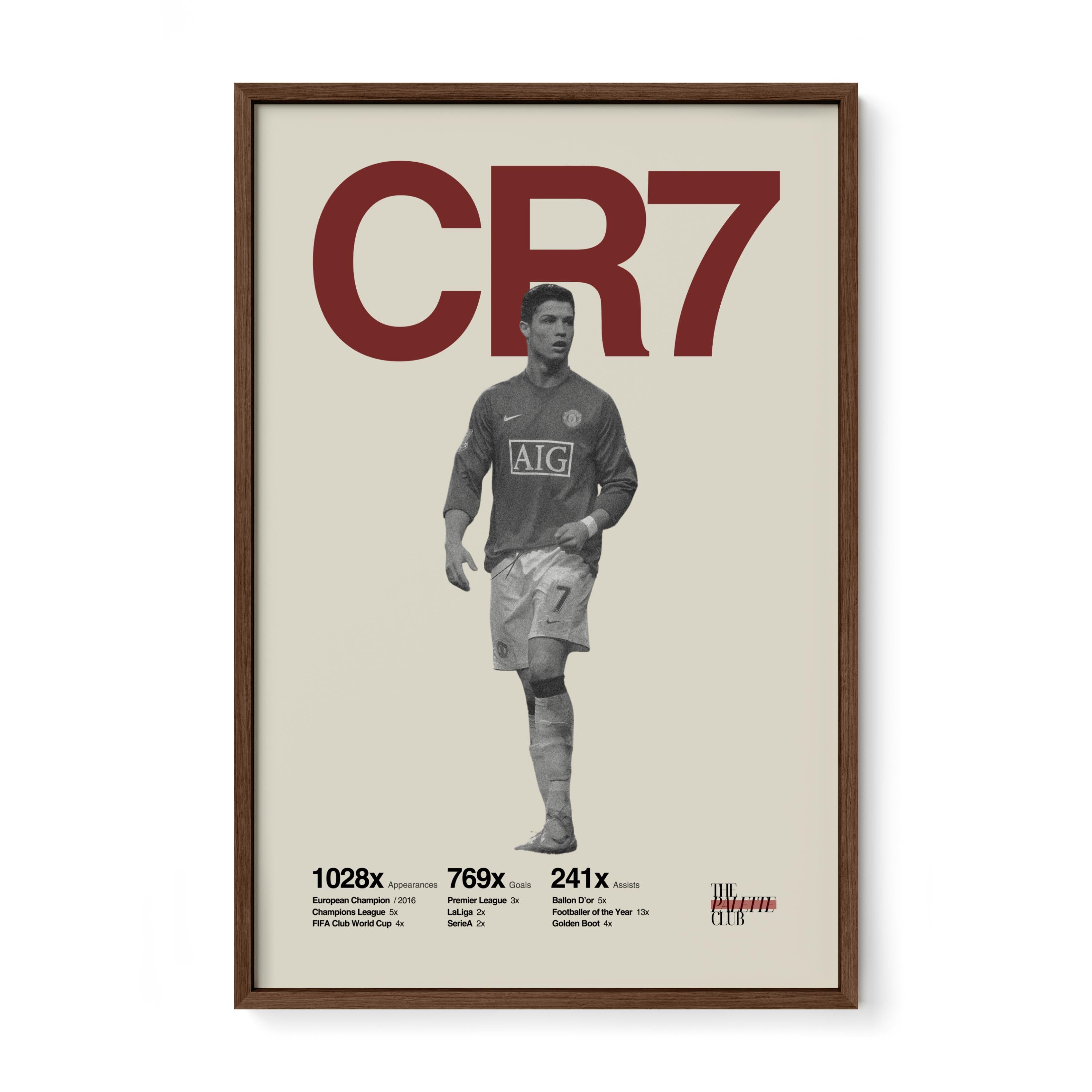 Cristiano Ronaldo "CR7" Manchester United Print