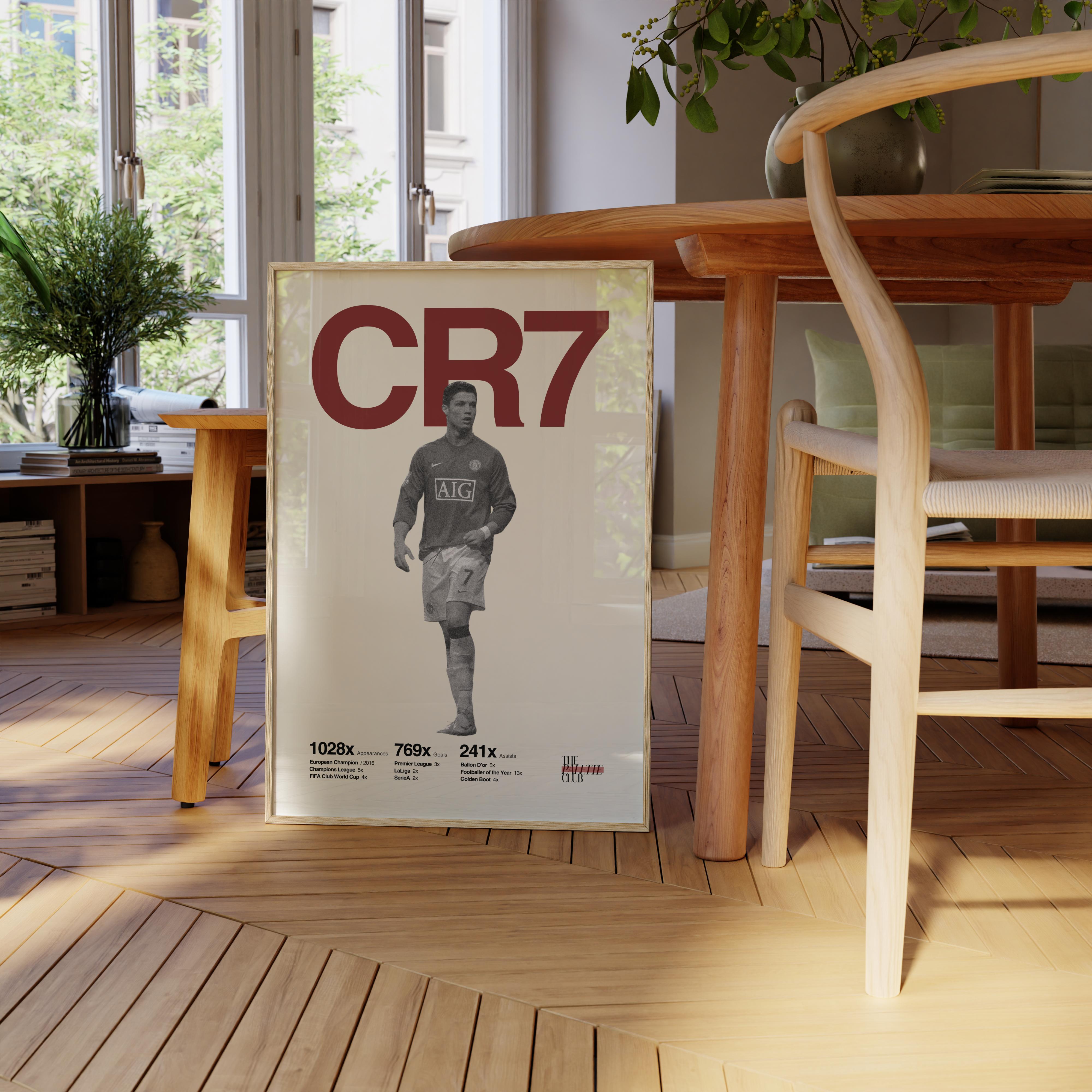 Cristiano Ronaldo "CR7" Manchester United Print