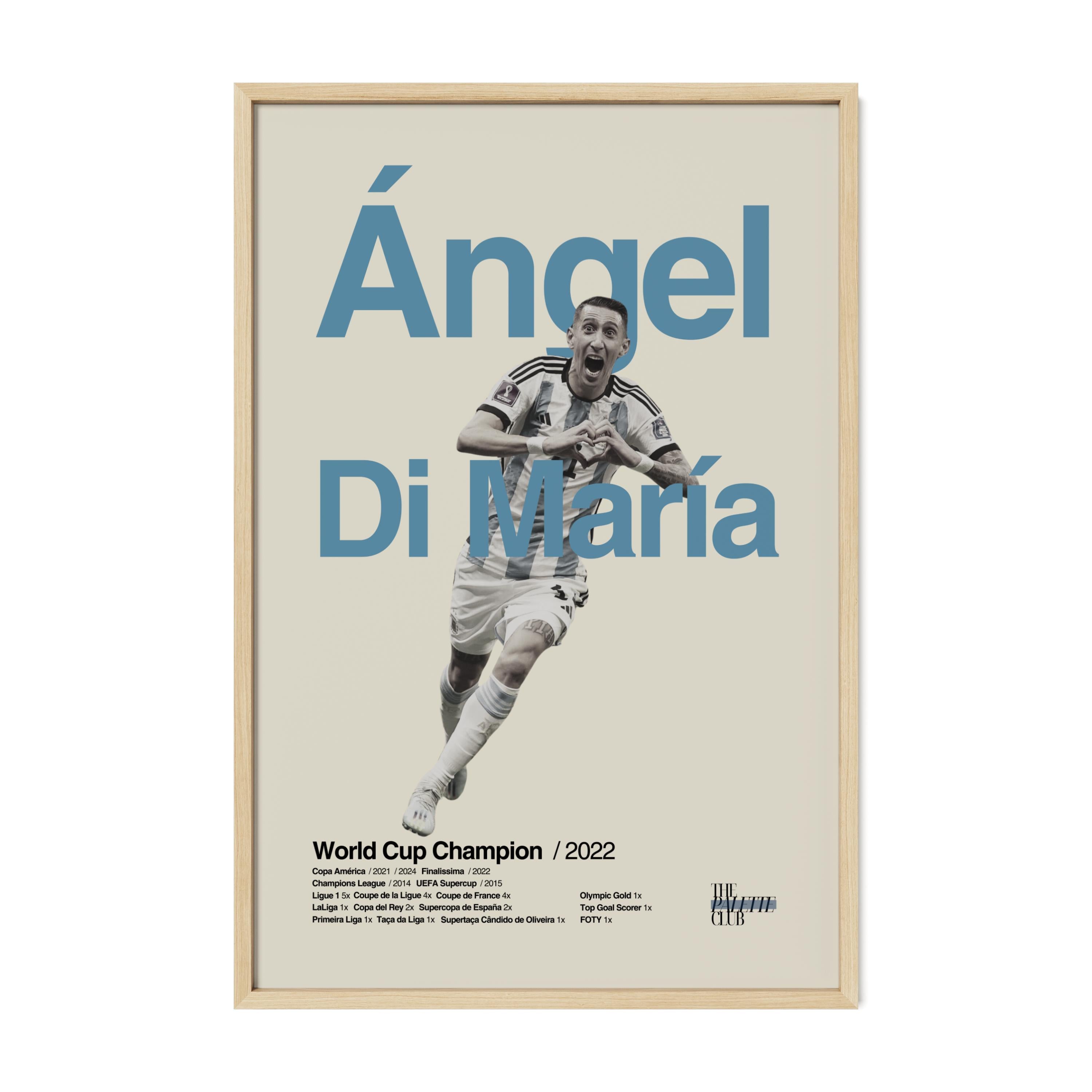 Angel Di Maria Argentina World Cup Print v2