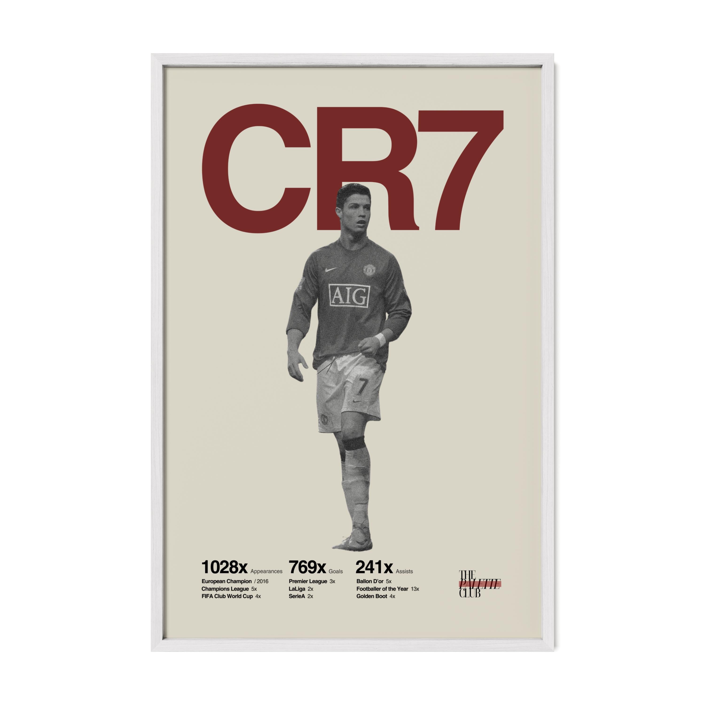 Cristiano Ronaldo "CR7" Manchester United Print