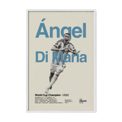 Angel Di Maria Argentina World Cup Print v2