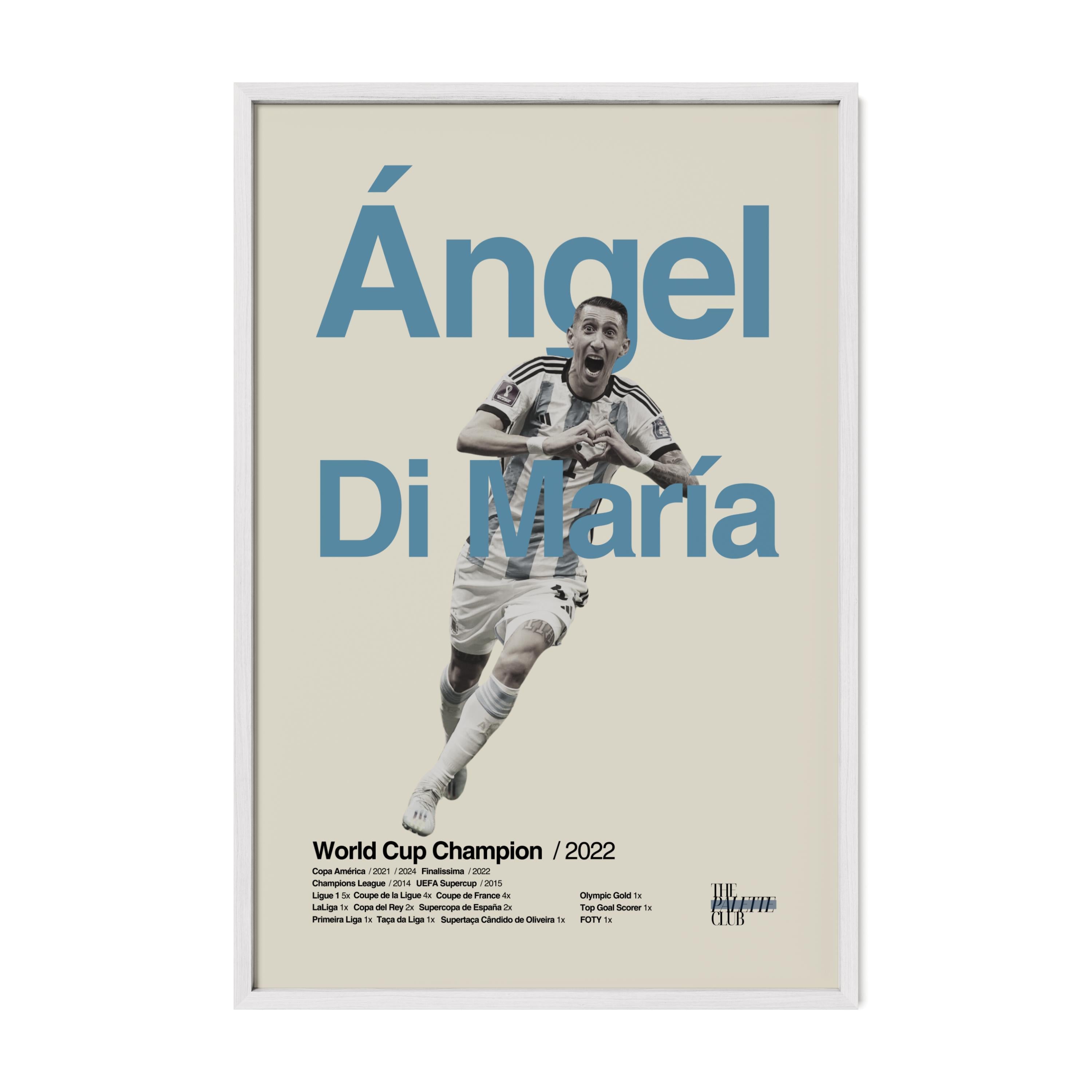 Angel Di Maria Argentina World Cup Print v2