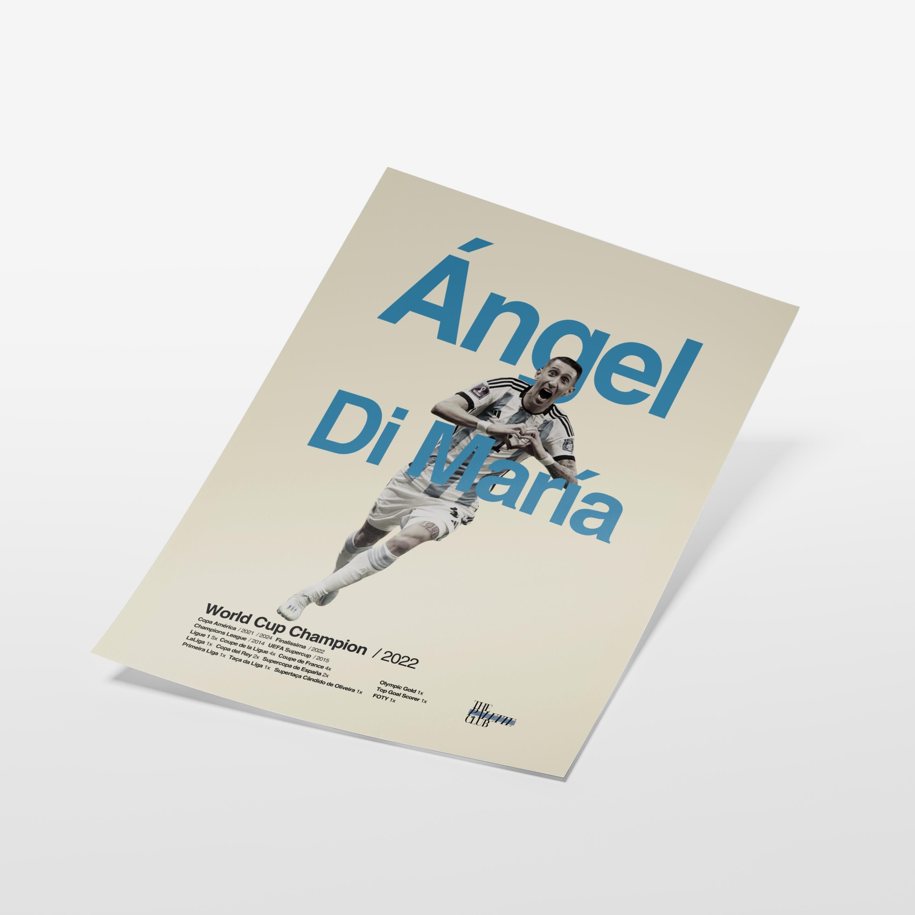 Angel Di Maria Argentina World Cup Print v2